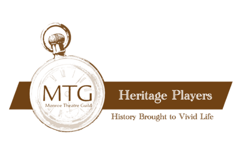 Logo for MTG's "Heritage Players" featuring a vintage pocket watch with a mushroom on top. Text reads "Heritage Players" and "History Brought to Vivid Life."