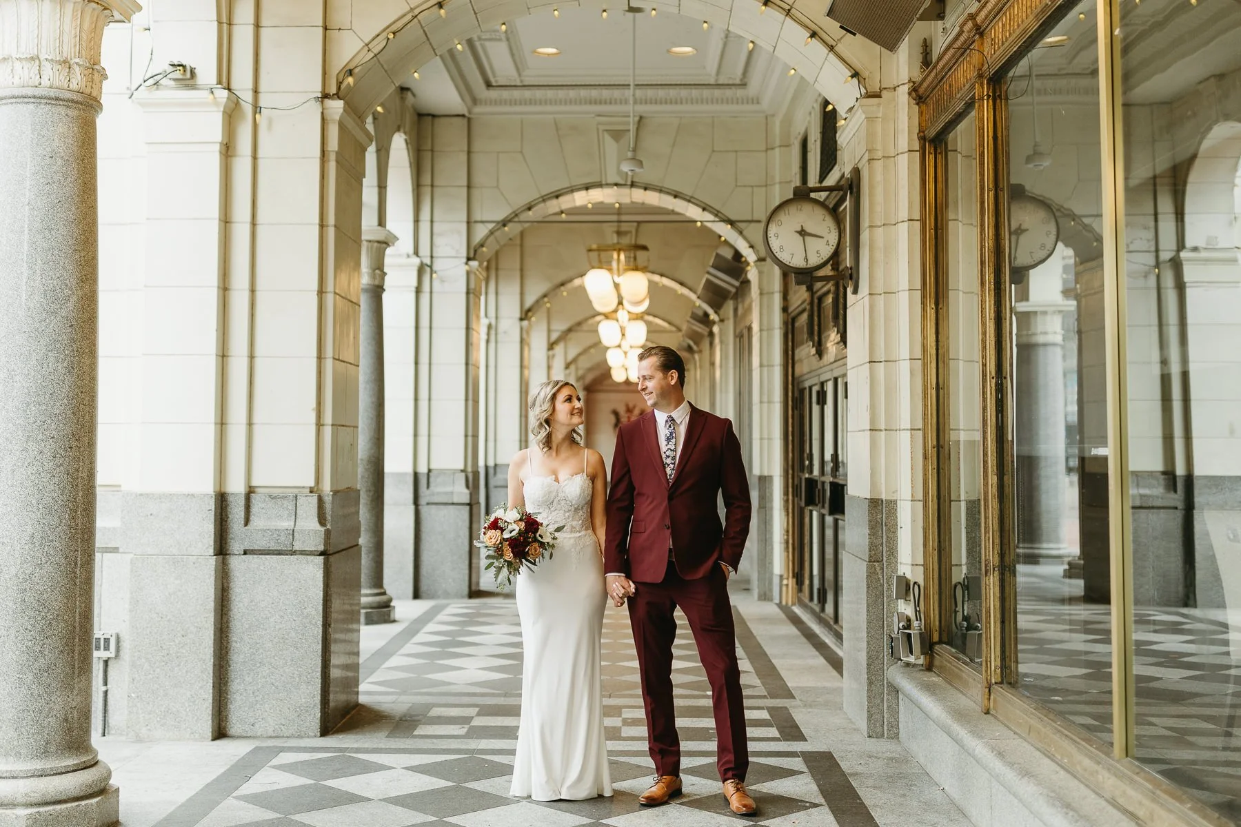 Downtown Calgary Wedding at Teatro Restaurant With Old Hollywood Vibes