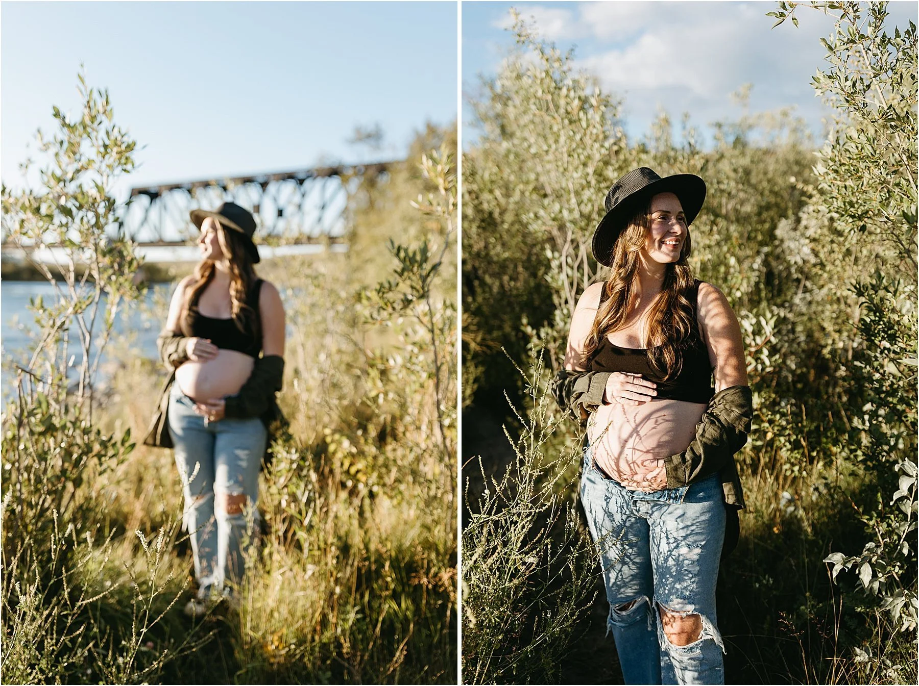Summer Maternity Session in Calgary 