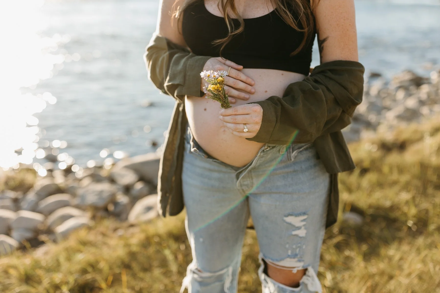 Calgary Summer Maternity Session