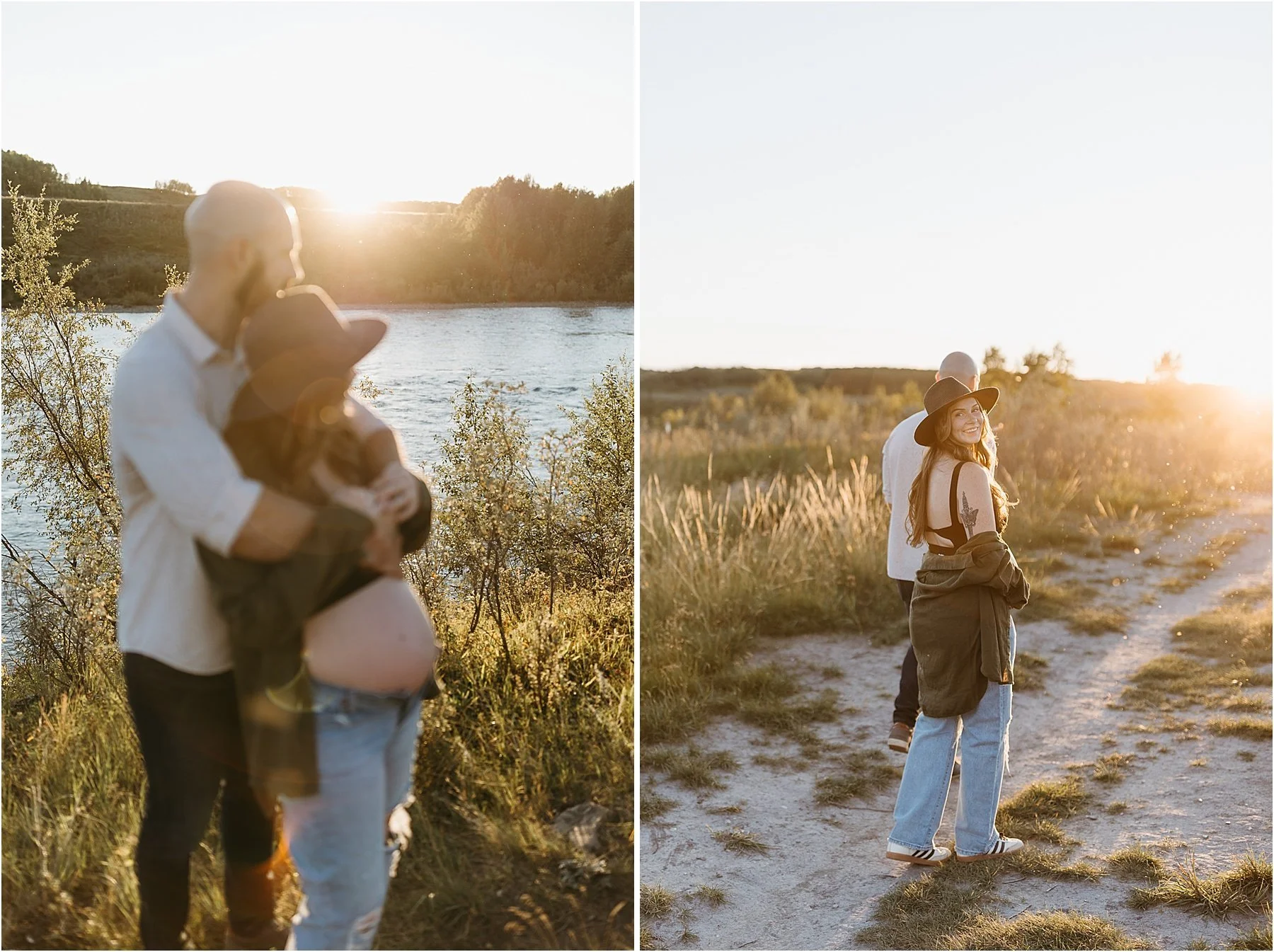 Golden Hour Maternity Session 