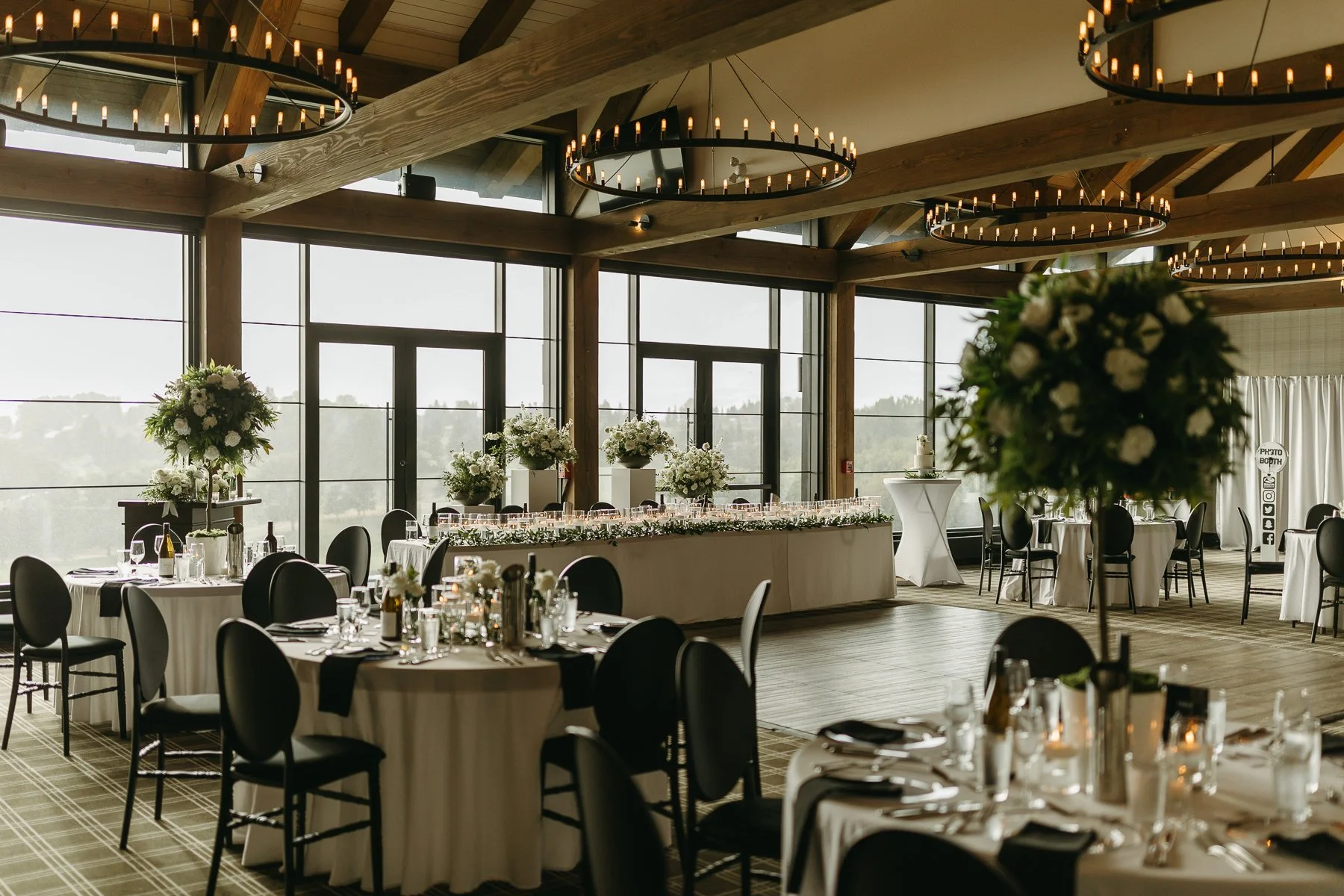 Black and White Wedding Decor 