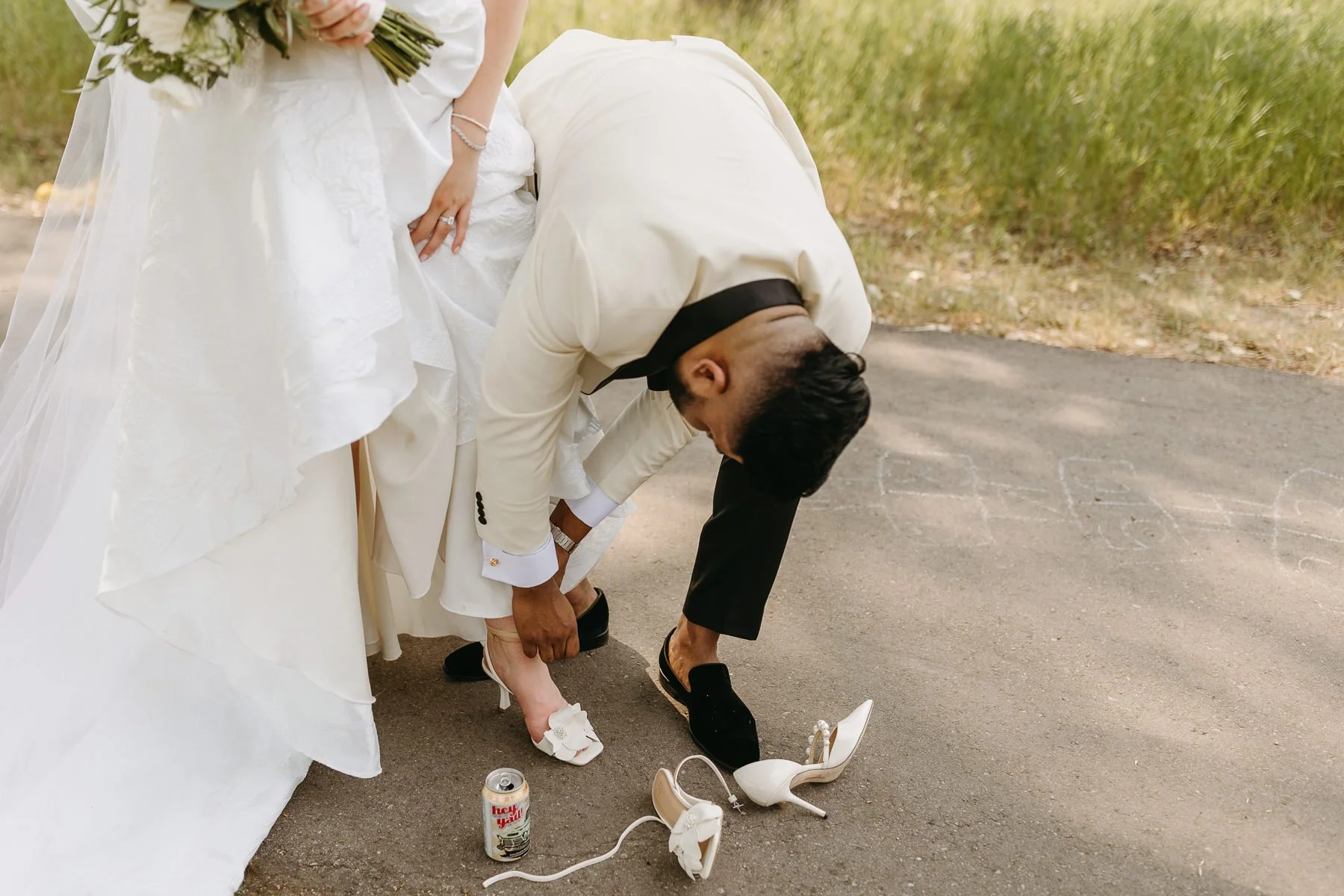 Documentary wedding photographer Calgary 