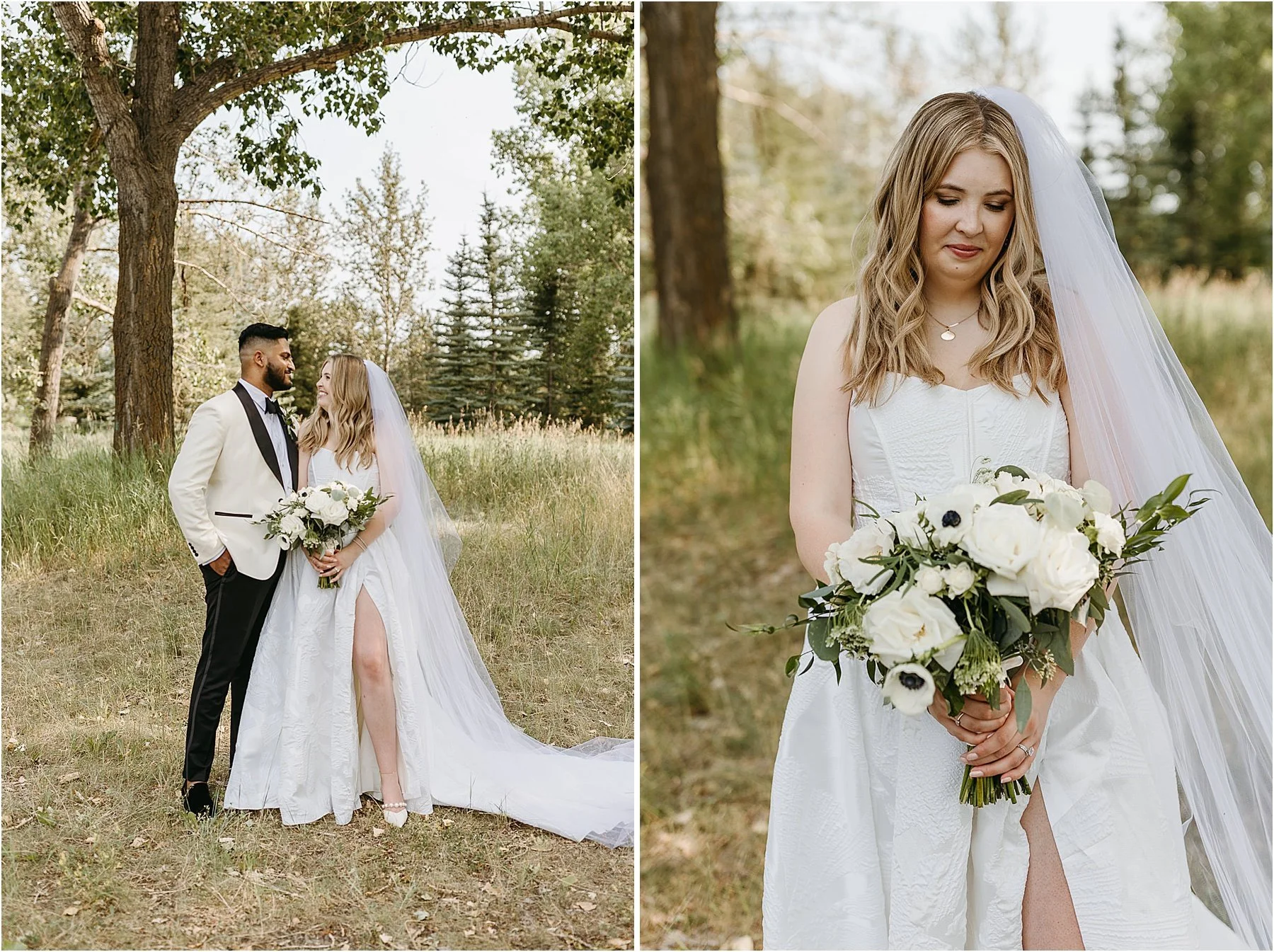 Modern black and white wedding inspiration