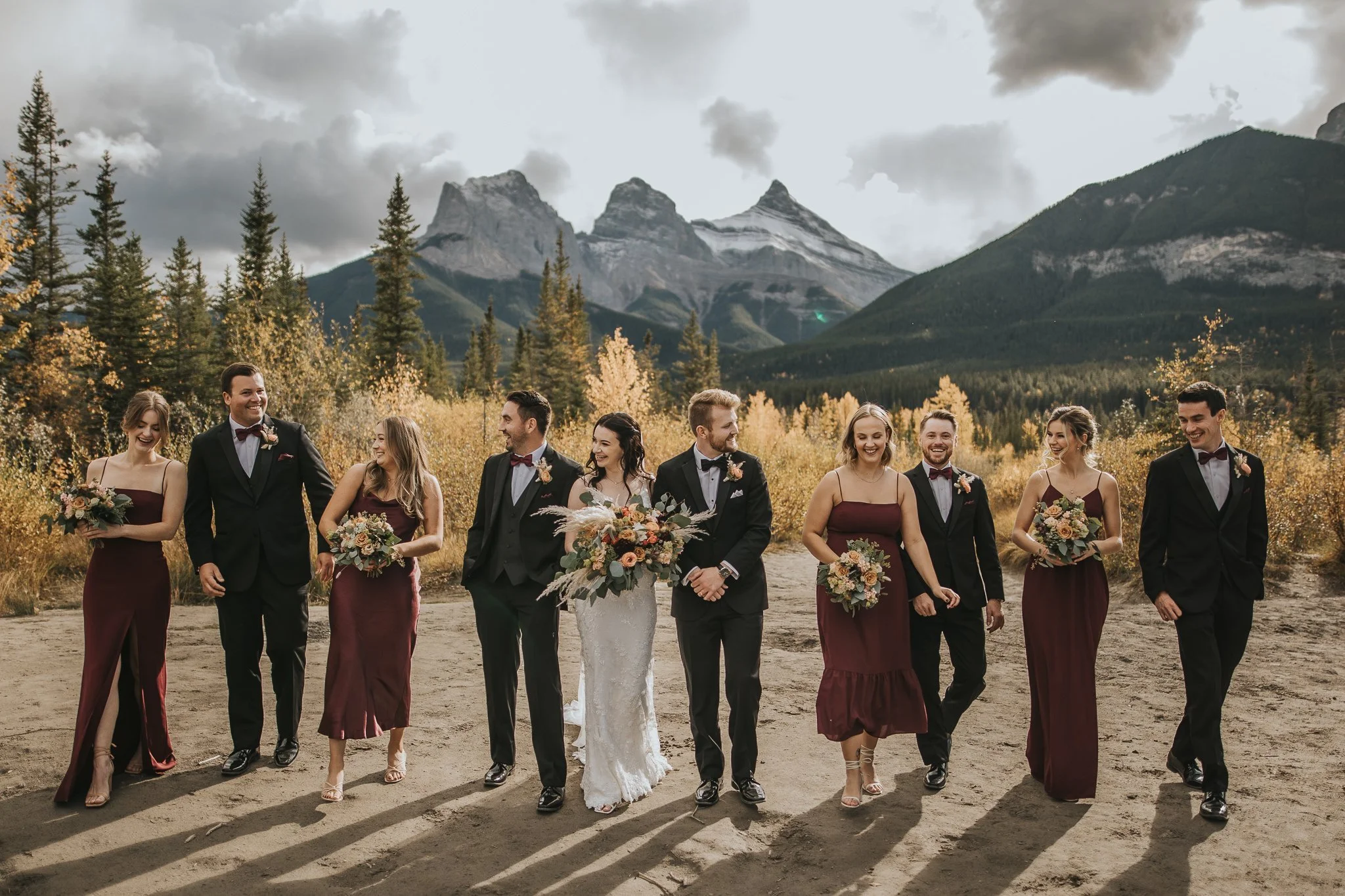 Fall wedding in Canmore