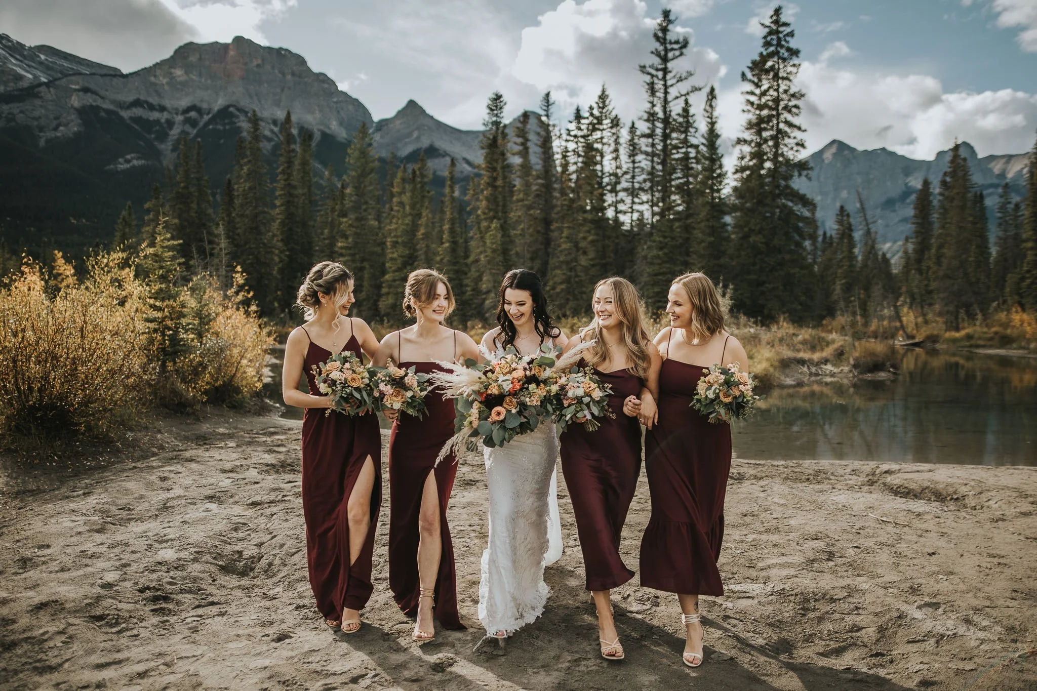 Fall mountain wedding 