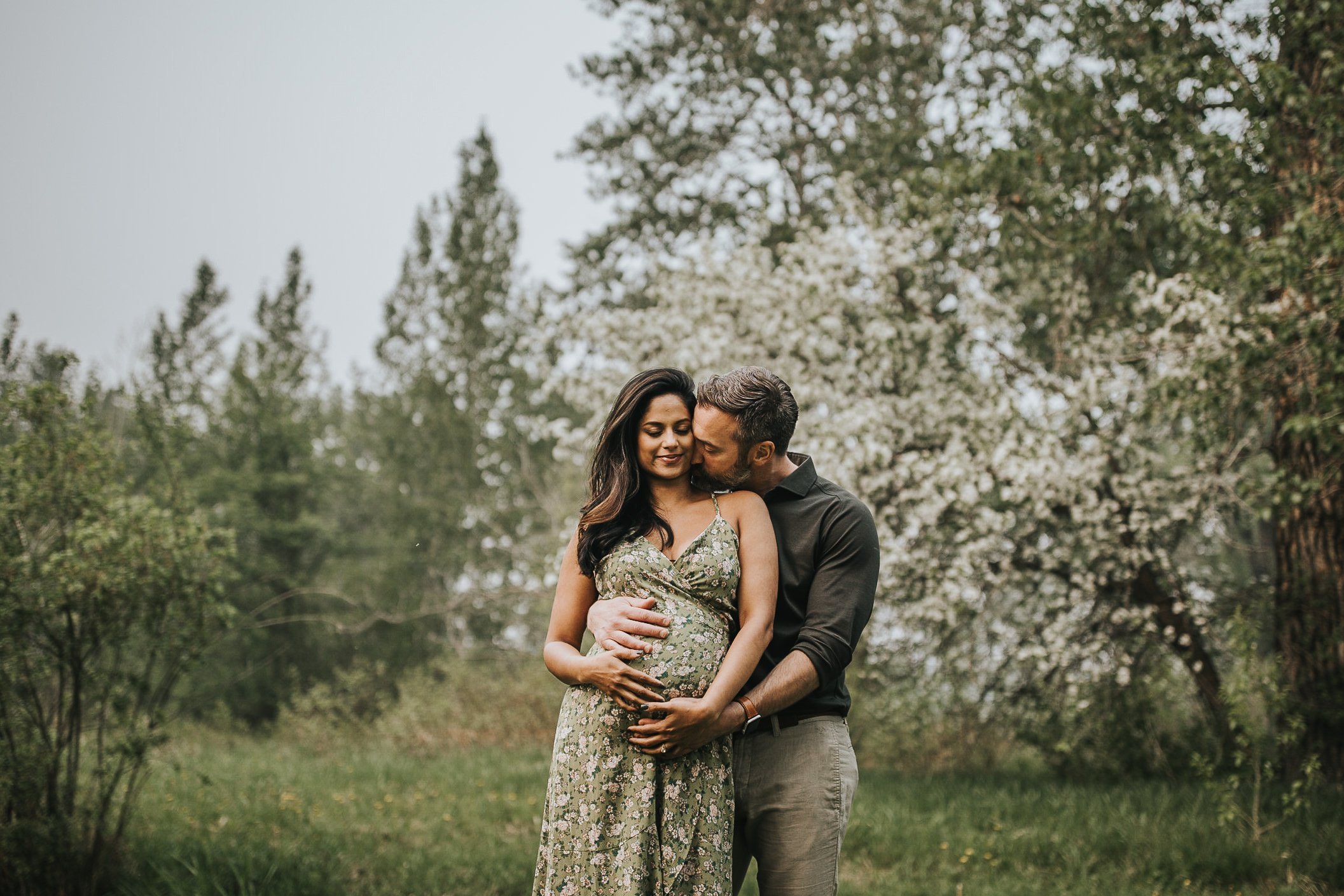 Calgary Blossom Maternity Session 