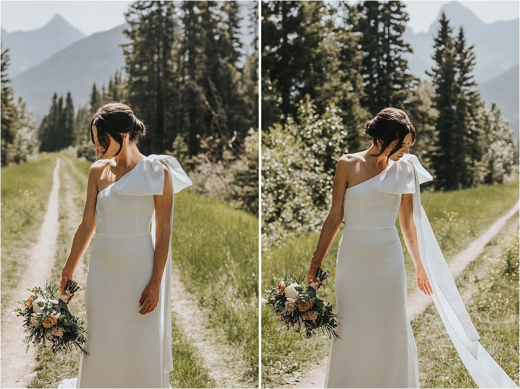 Modern Canmore Wedding 