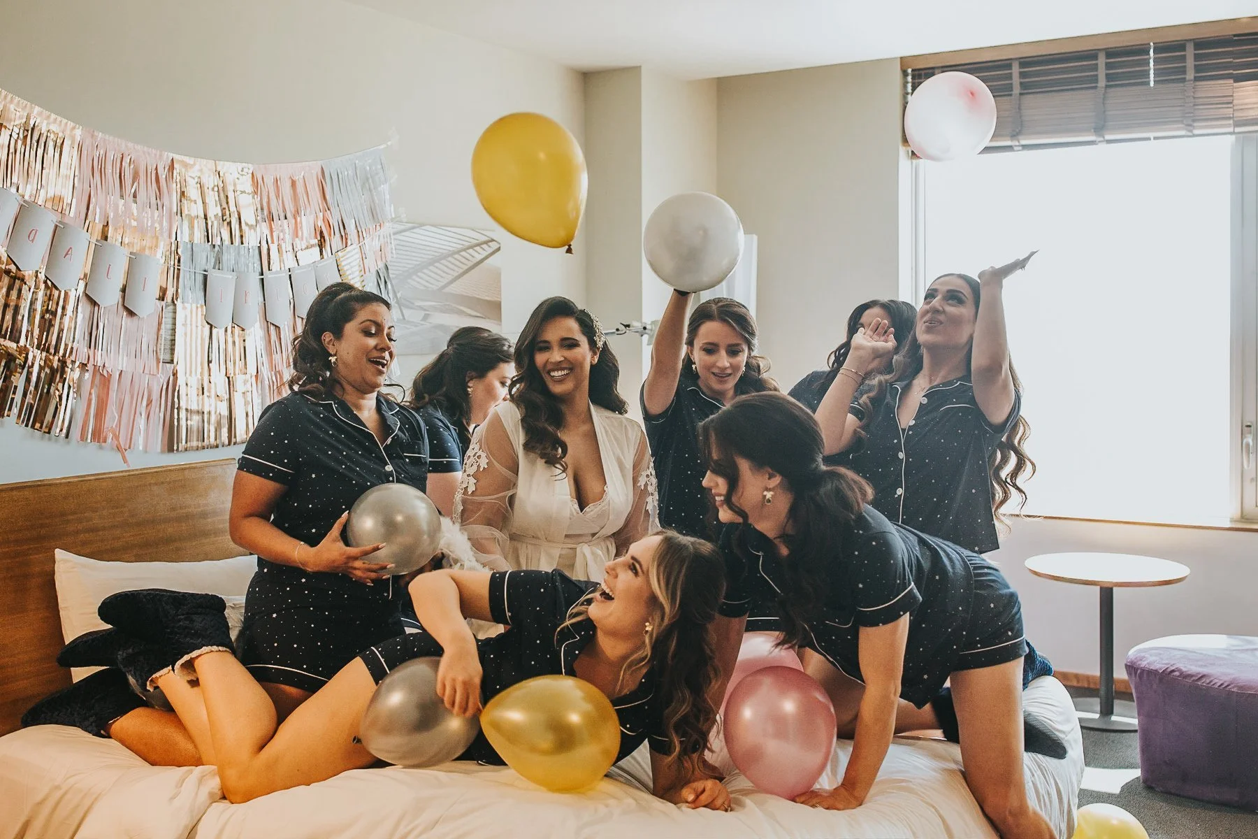 Bridesmaids Getting Ready 