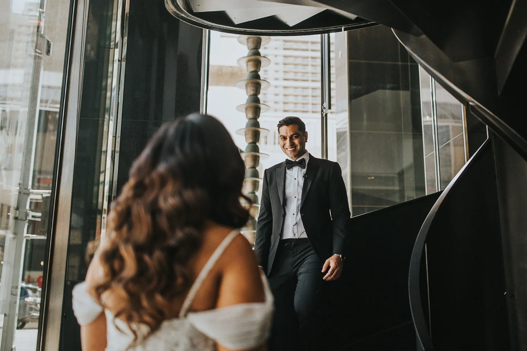 First Look Wedding Photos 