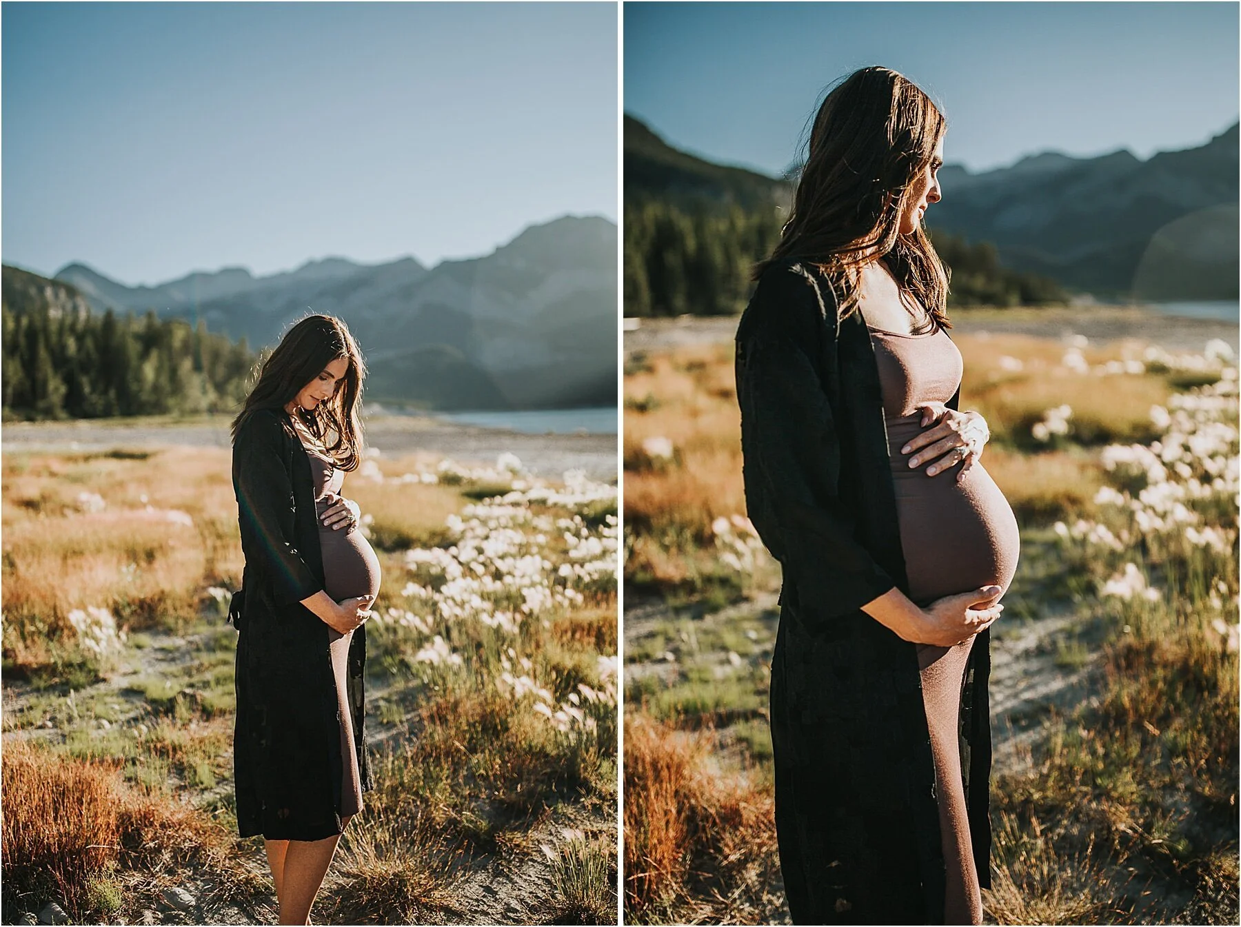 Alberta summer maternity session 