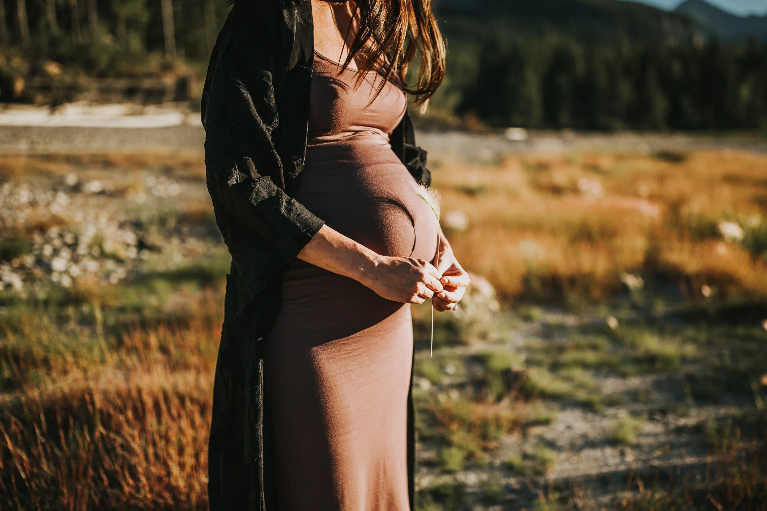 Calgary summer maternity session 