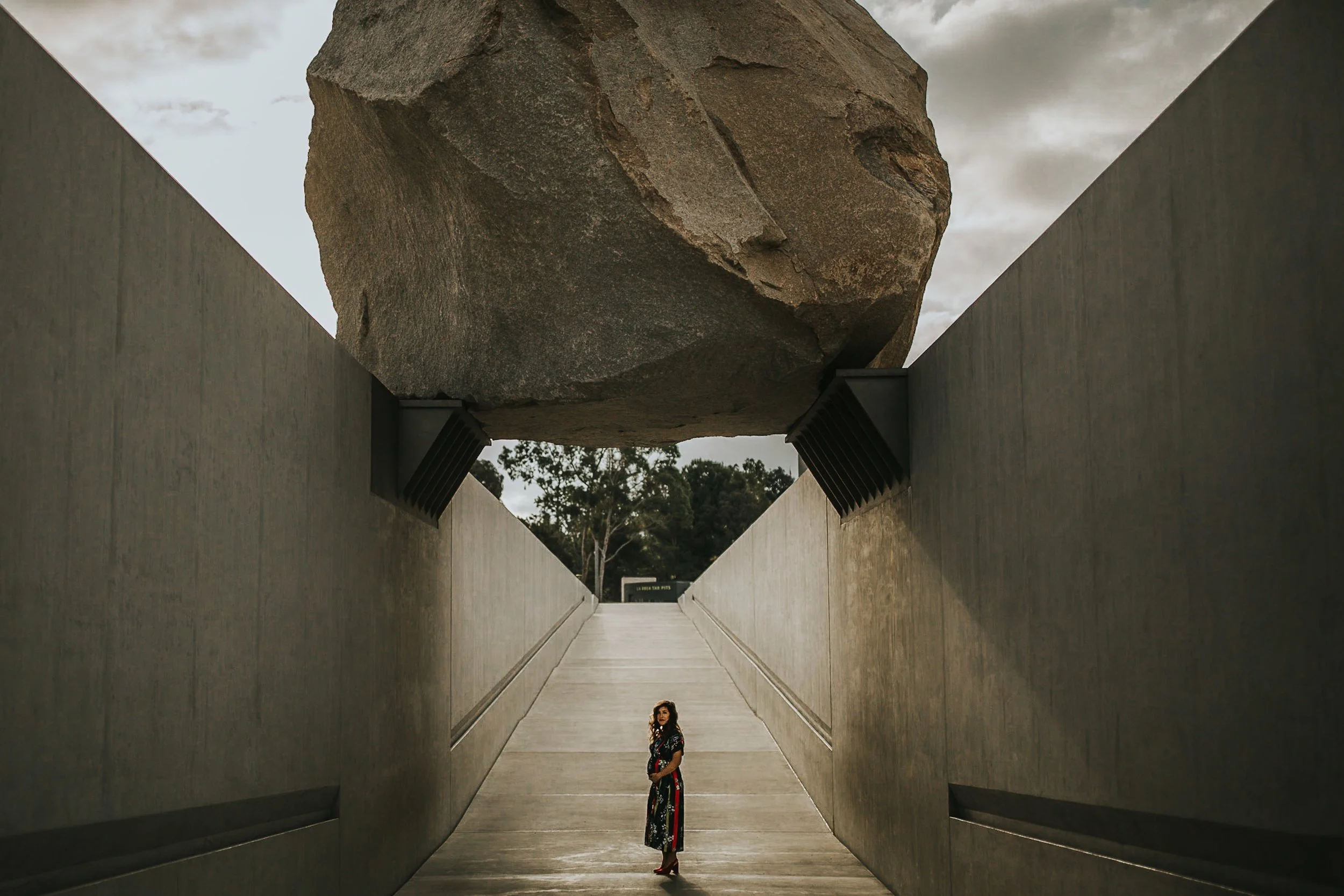 Colourful Downtown LA Maternity Session - Rachel &amp; Corey 