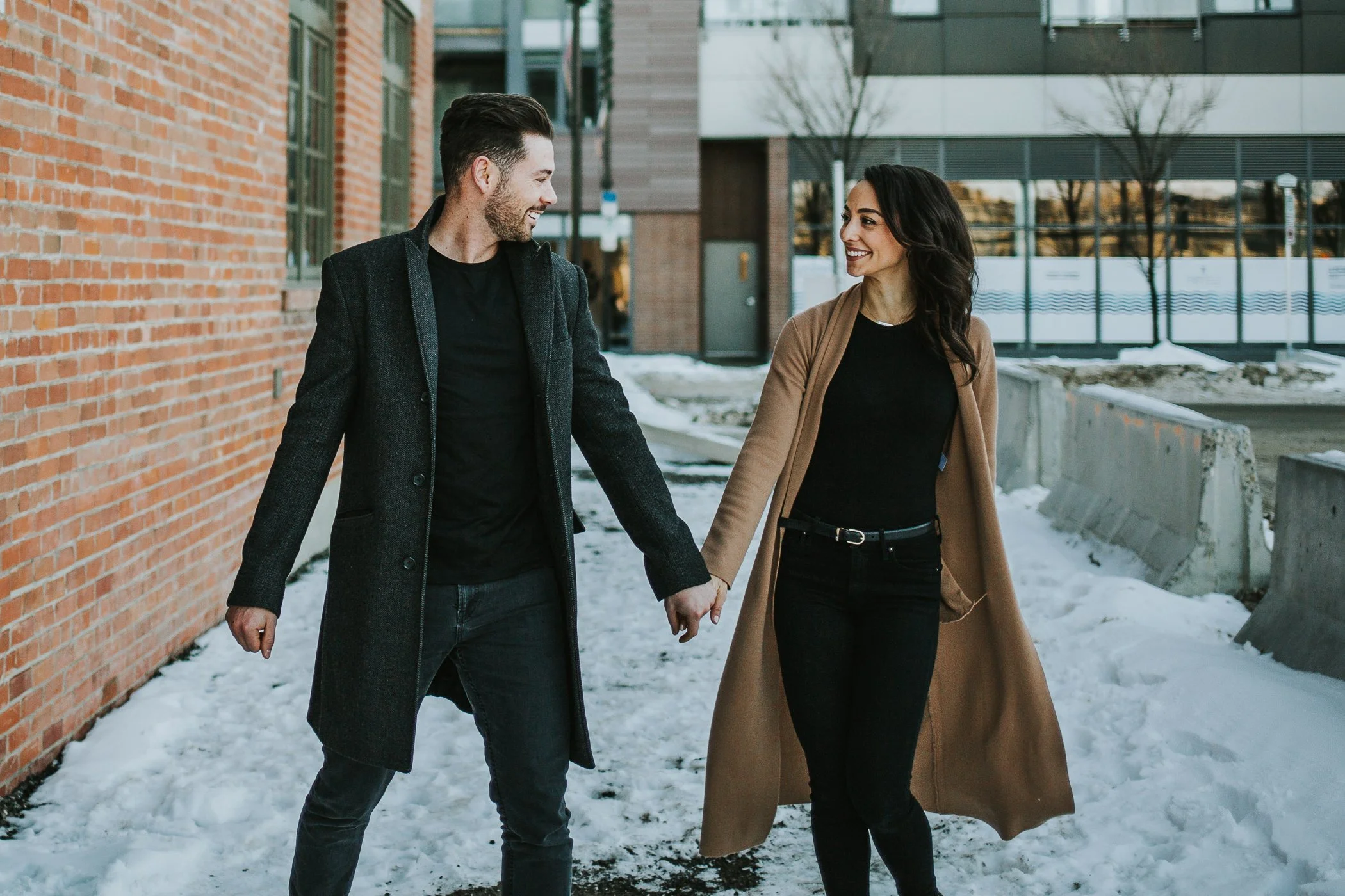 Winter engagement session in Calgary, Alberta