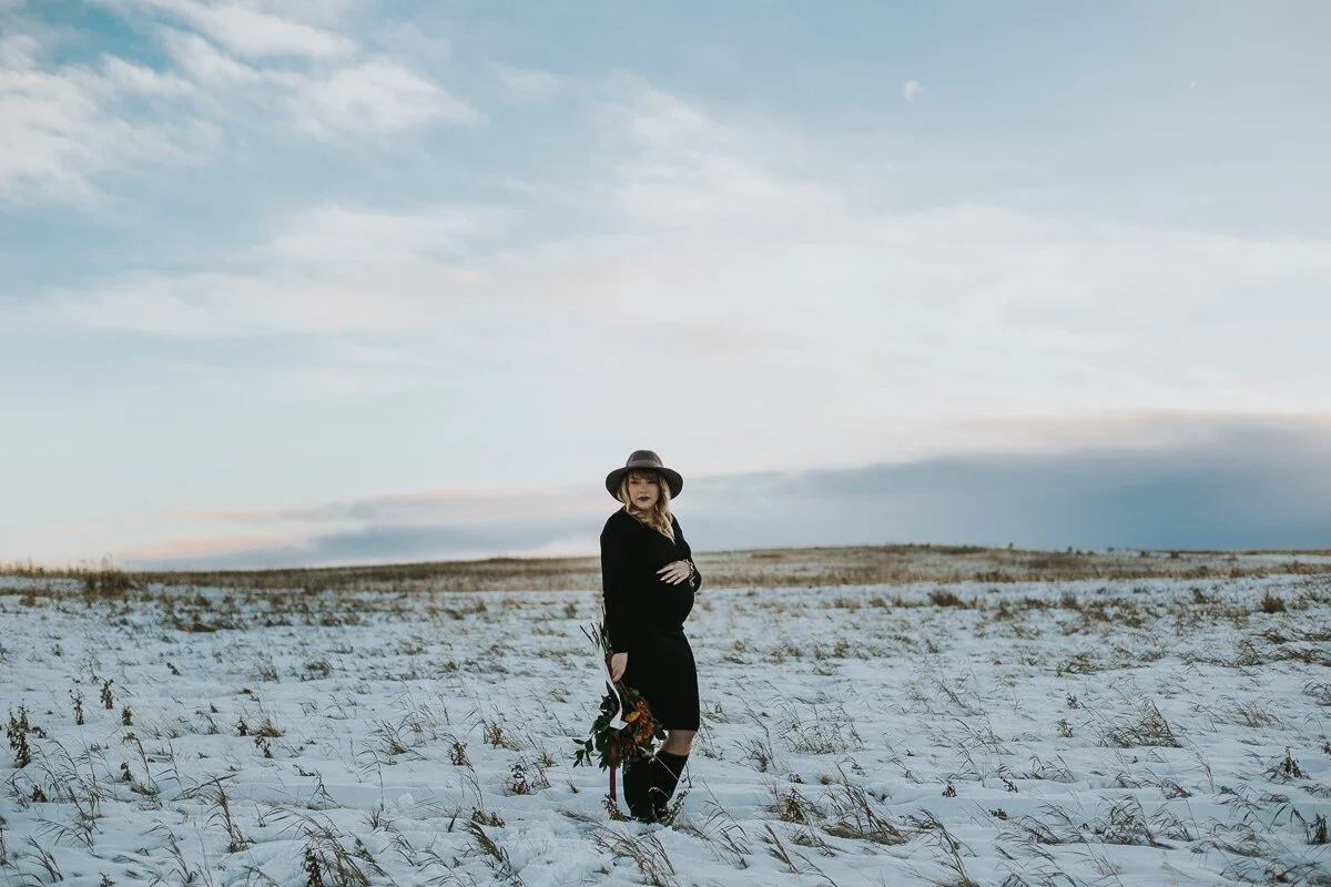 Fall Maternity Session - Calgary, AB - Madison