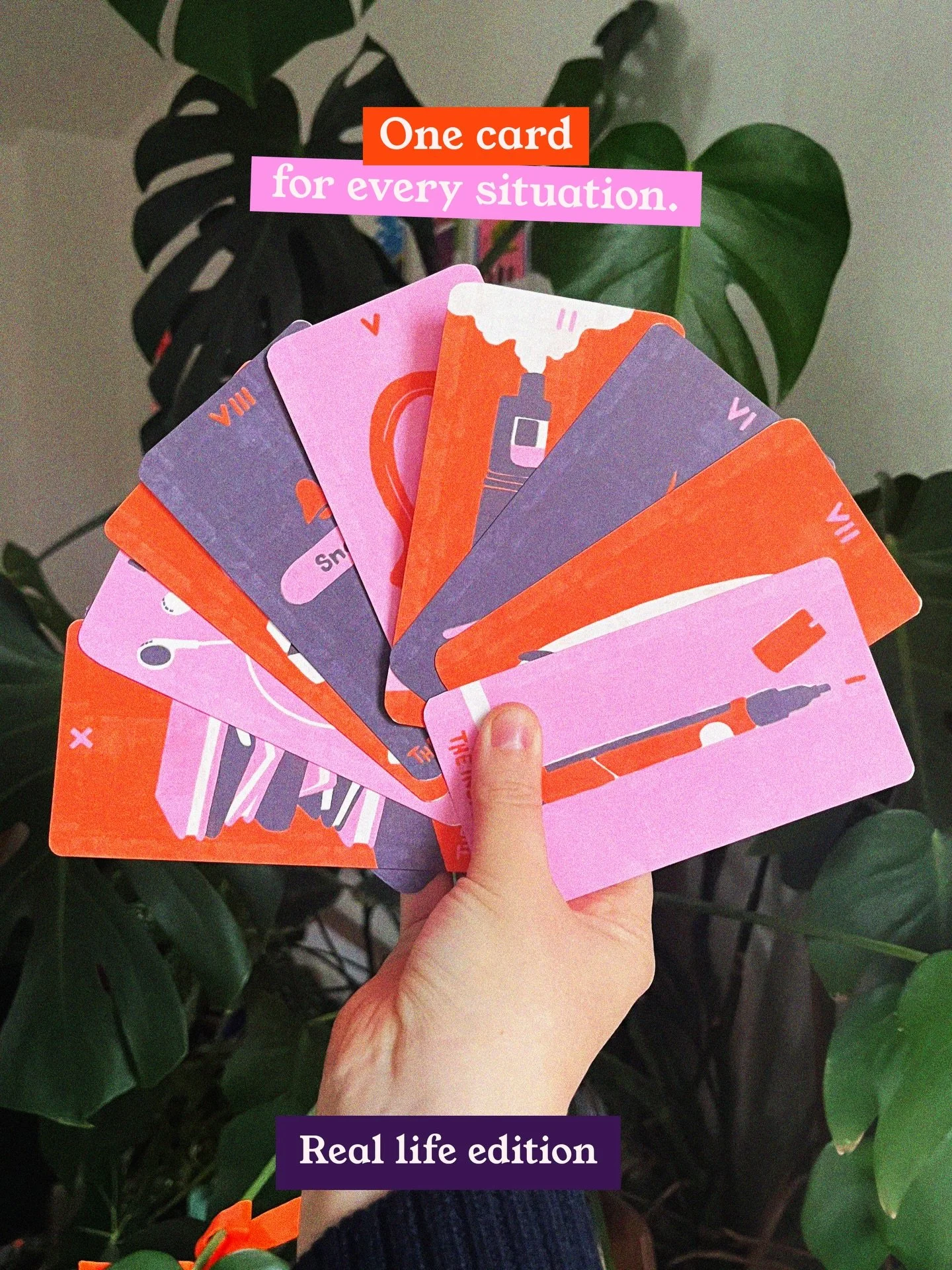 Everyday Oracle - Real Life Edition ✨
Because this deck is not about symbolism. It&rsquo;s about real moments.

One card. One situation. Real life.  Thank&rsquo;s @inky_goodness @inkygoodnesscollective for the inspiration ✍️