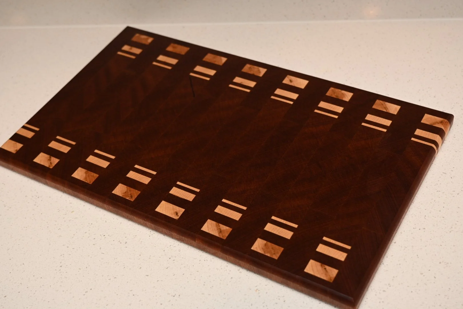 Walnut and Maple End Grain Cutting Board