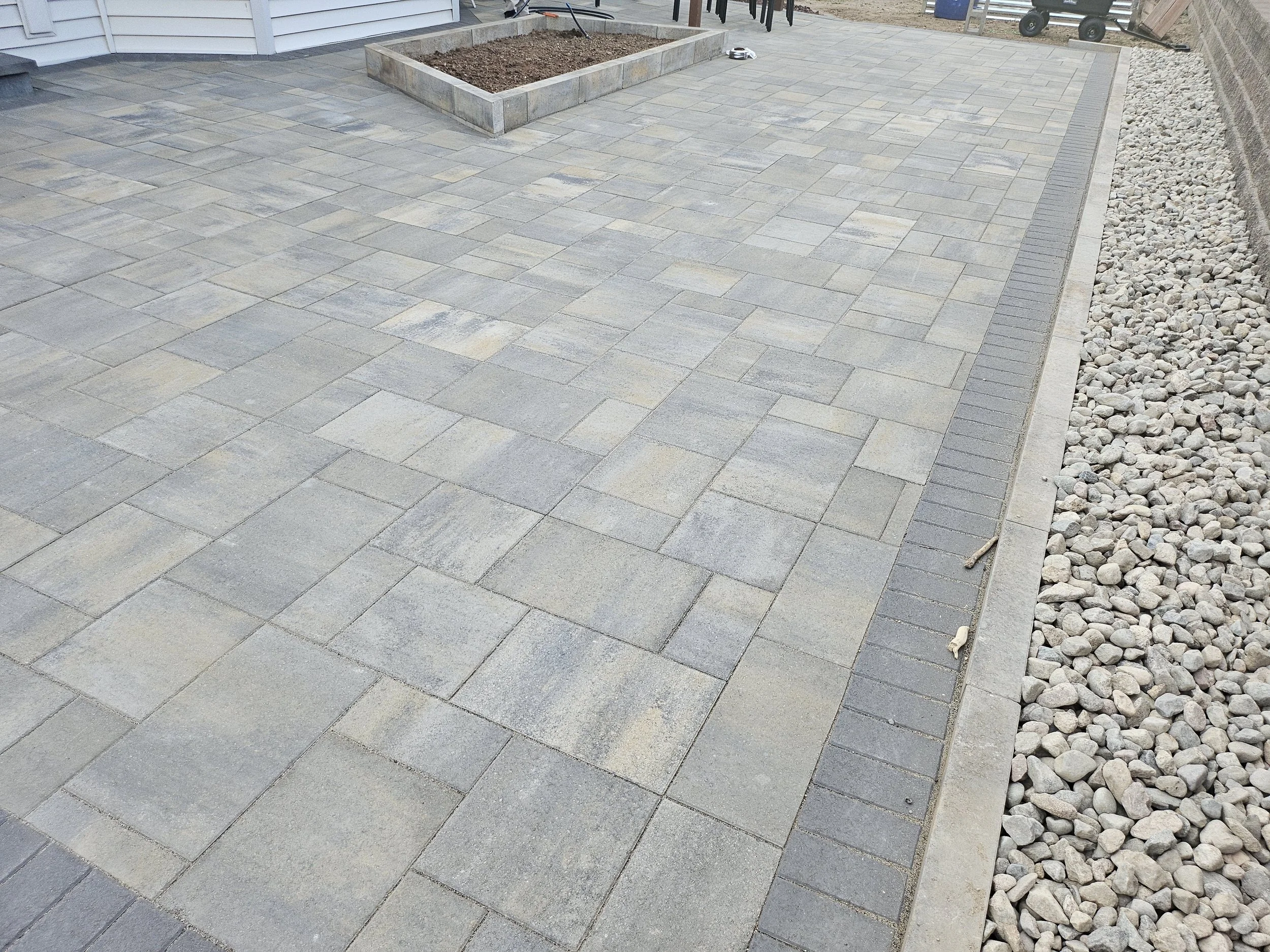 Custom patio pavers