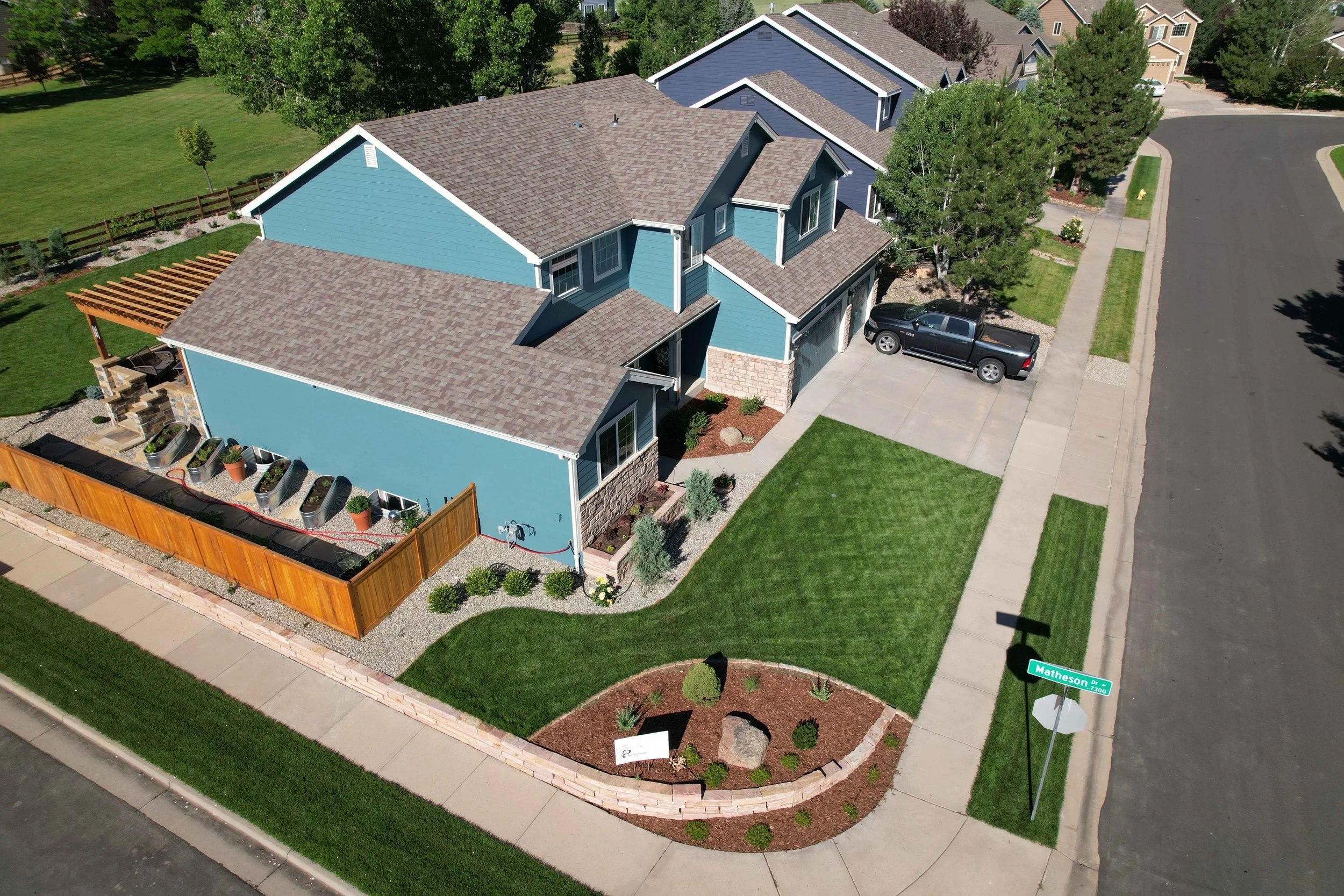 Fort Collins Front yard landscape 