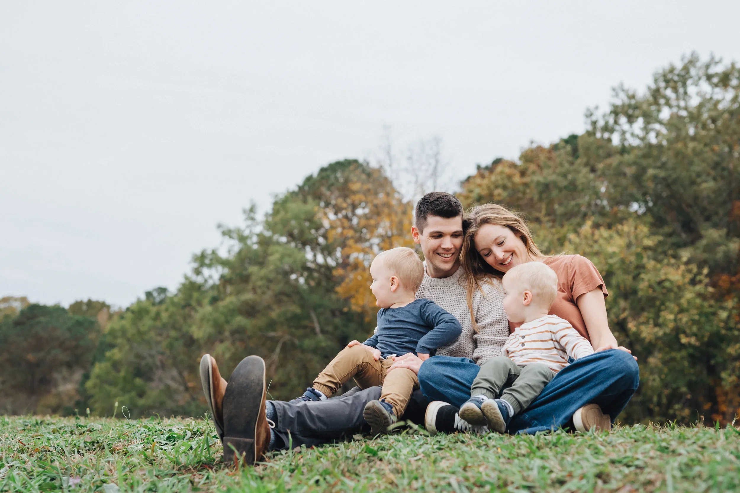 Family Photography at Bond Park in Cary, North Carolina