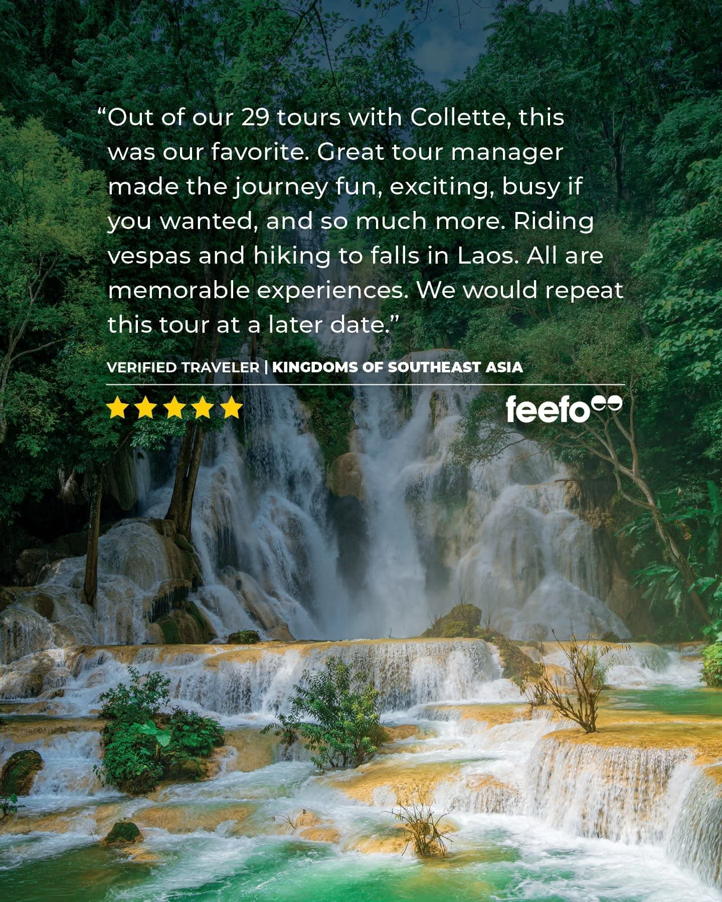 Home-hosted meals. Delta and overnight cruises. Meaningful conversations. This is Kingdoms of Southeast Asia, a small group tour from Collette.

Collette's 50+ small group tours immerse you in local life and connect you in ways you'd never expect. 

