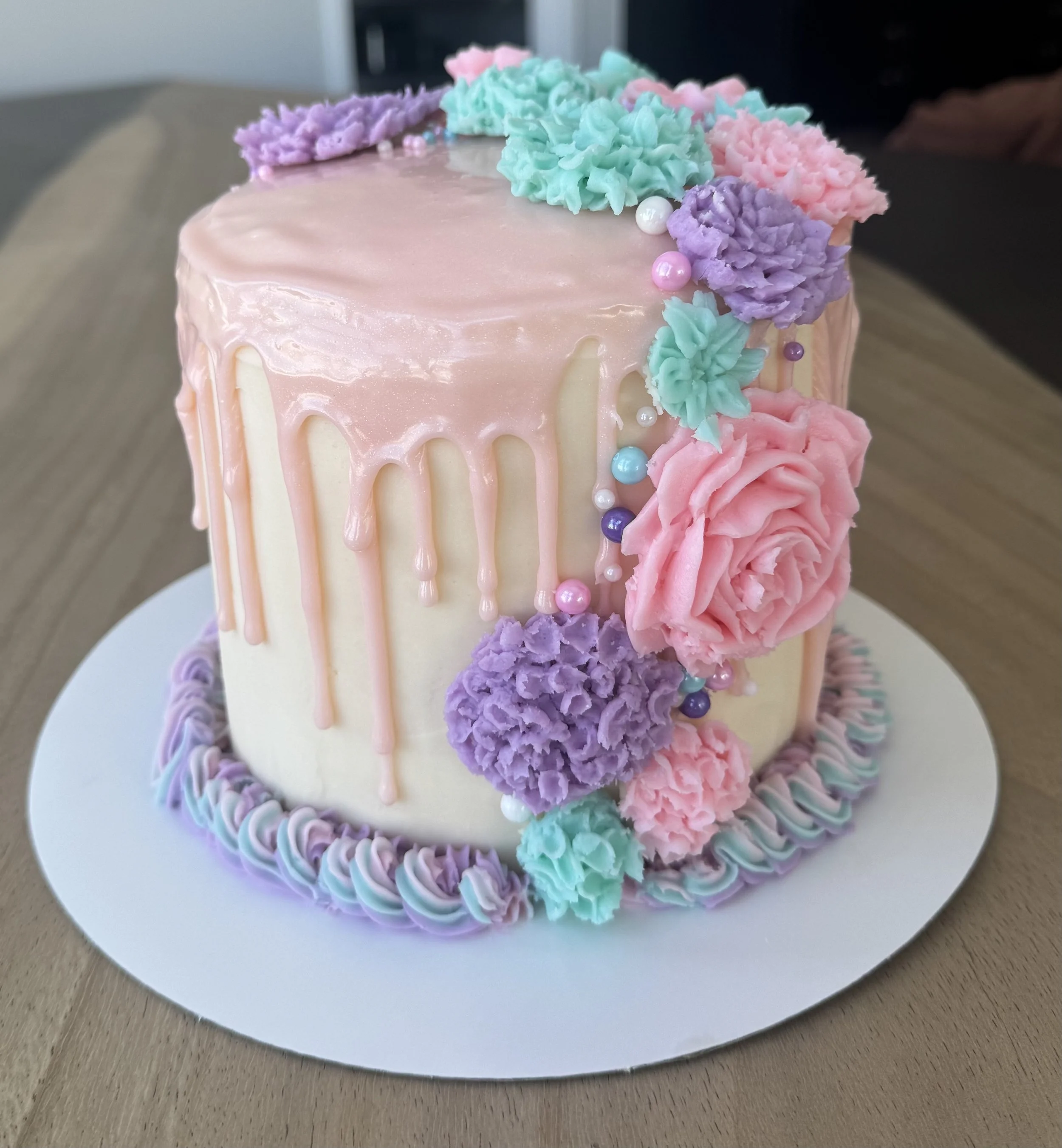Custom Cake (Funfetti)