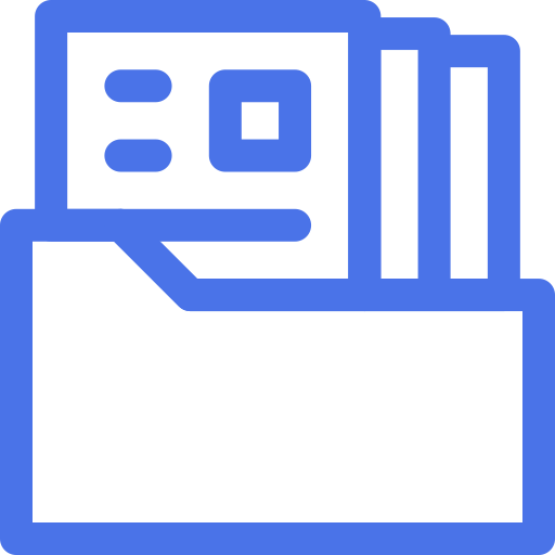 Icon of a document and a credit card, representing online payment or financial transaction.