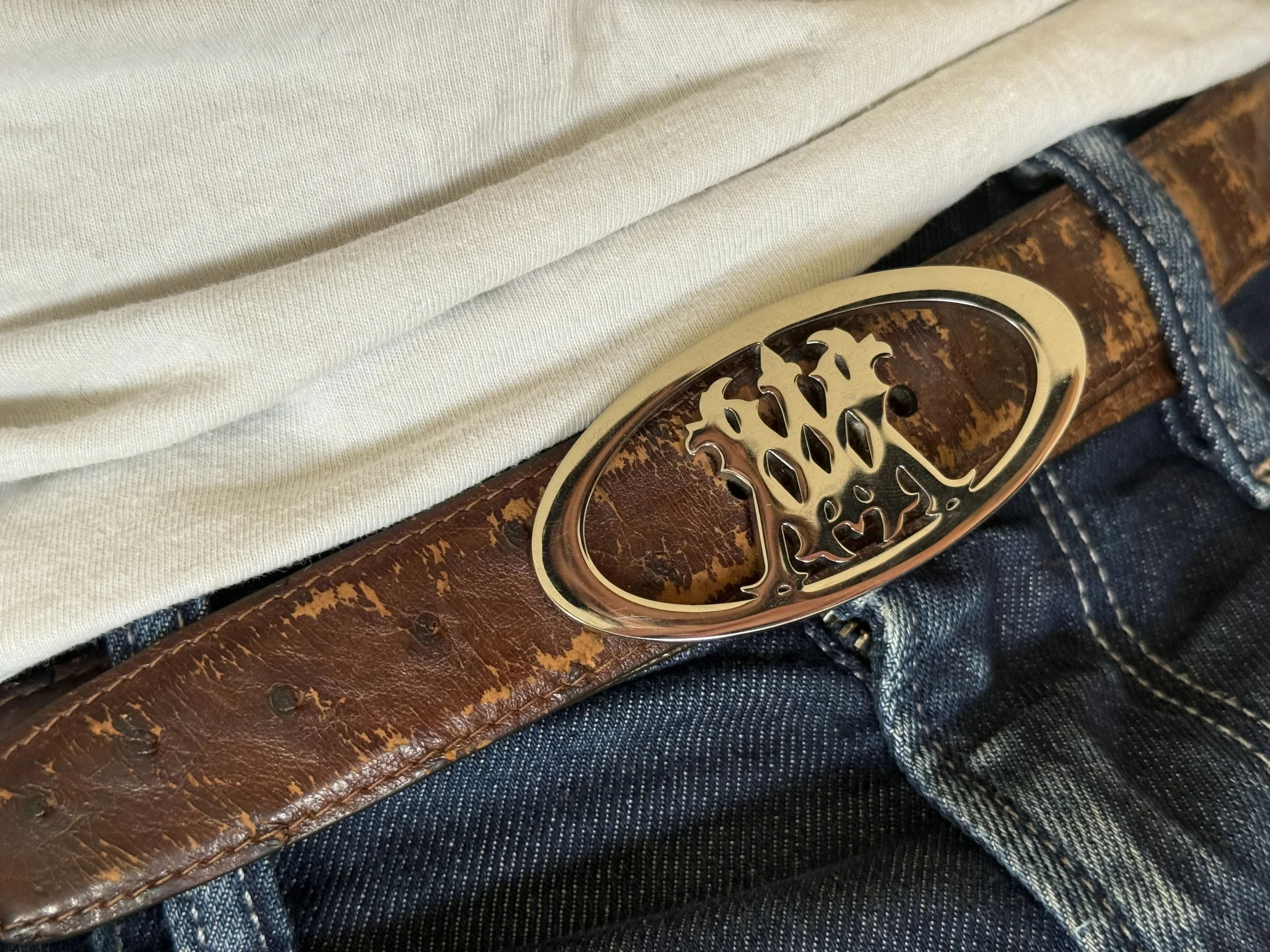 GOLD M BELT