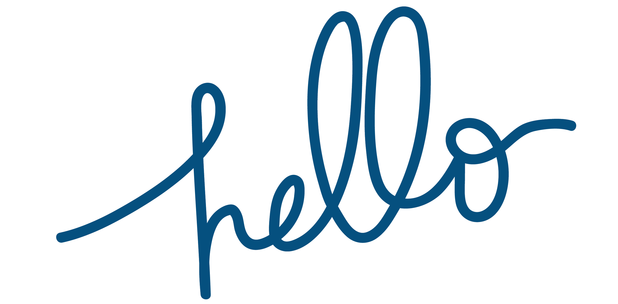 A neon sign spelling out the word "hello" in cursive blue lettering.