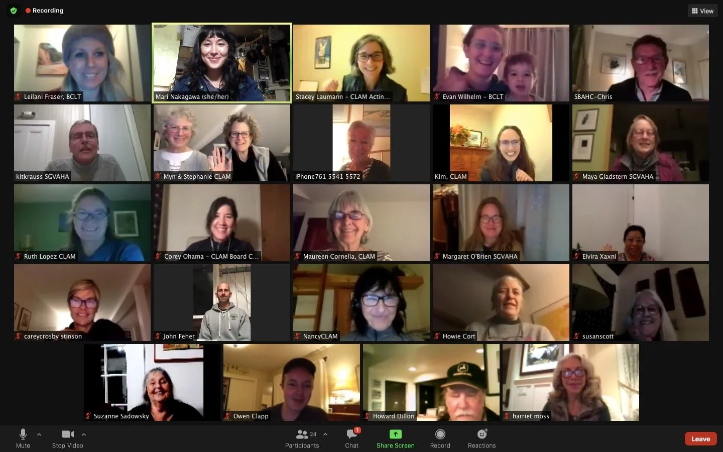 Virtual Community Meeting