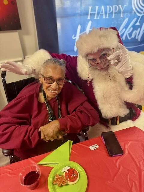 Santa Larry at Senior Center