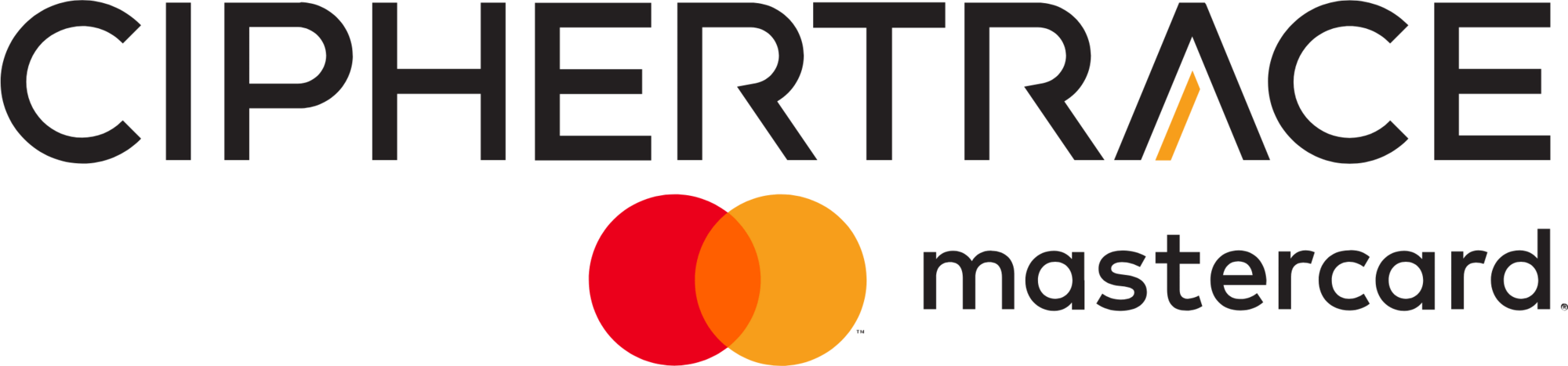 Mastercard logo with the words 'CIPHERTRACE' above it.