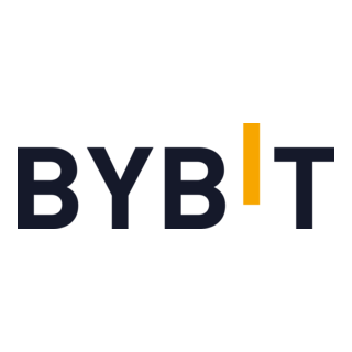 BYBIT logo with black and yellow text and stylized design