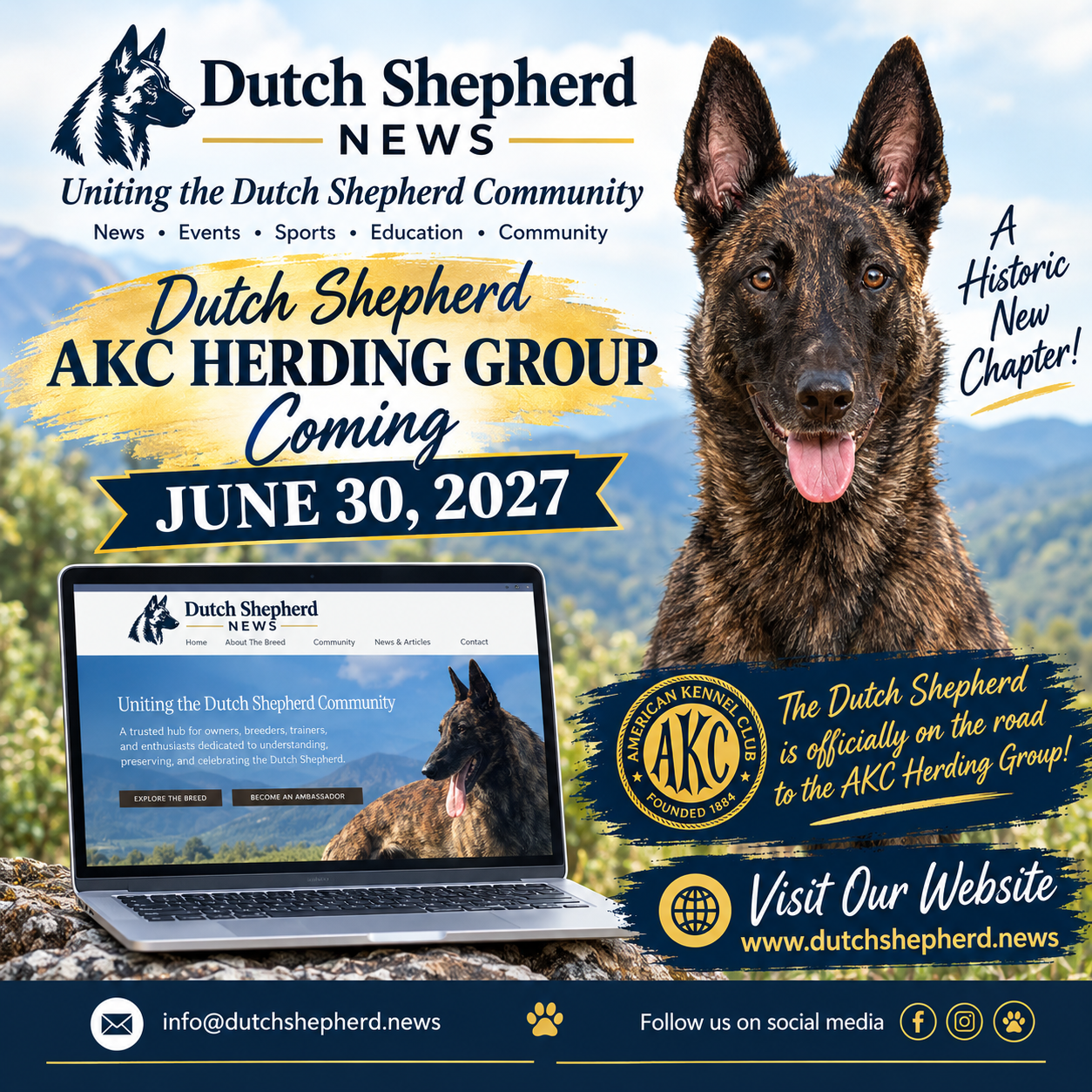 A New Chapter for the Dutch Shepherd: Celebrating the Journey Toward AKC Recognition