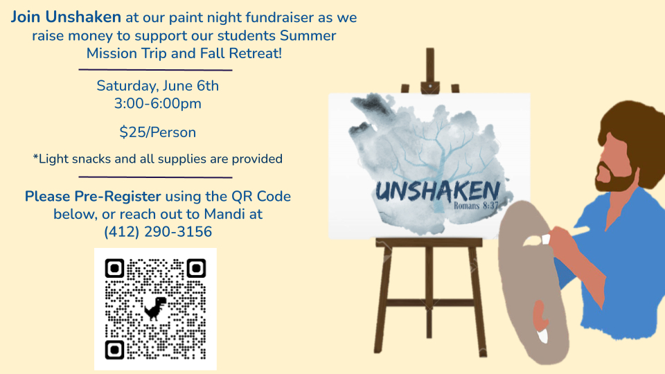 Unshaken Paint Night Fundraiser