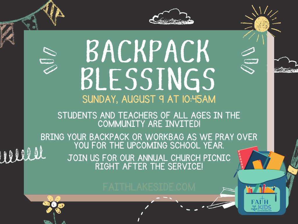 Backpack Blessings