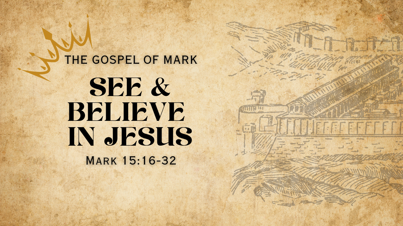 See &amp; Believe in Jesus