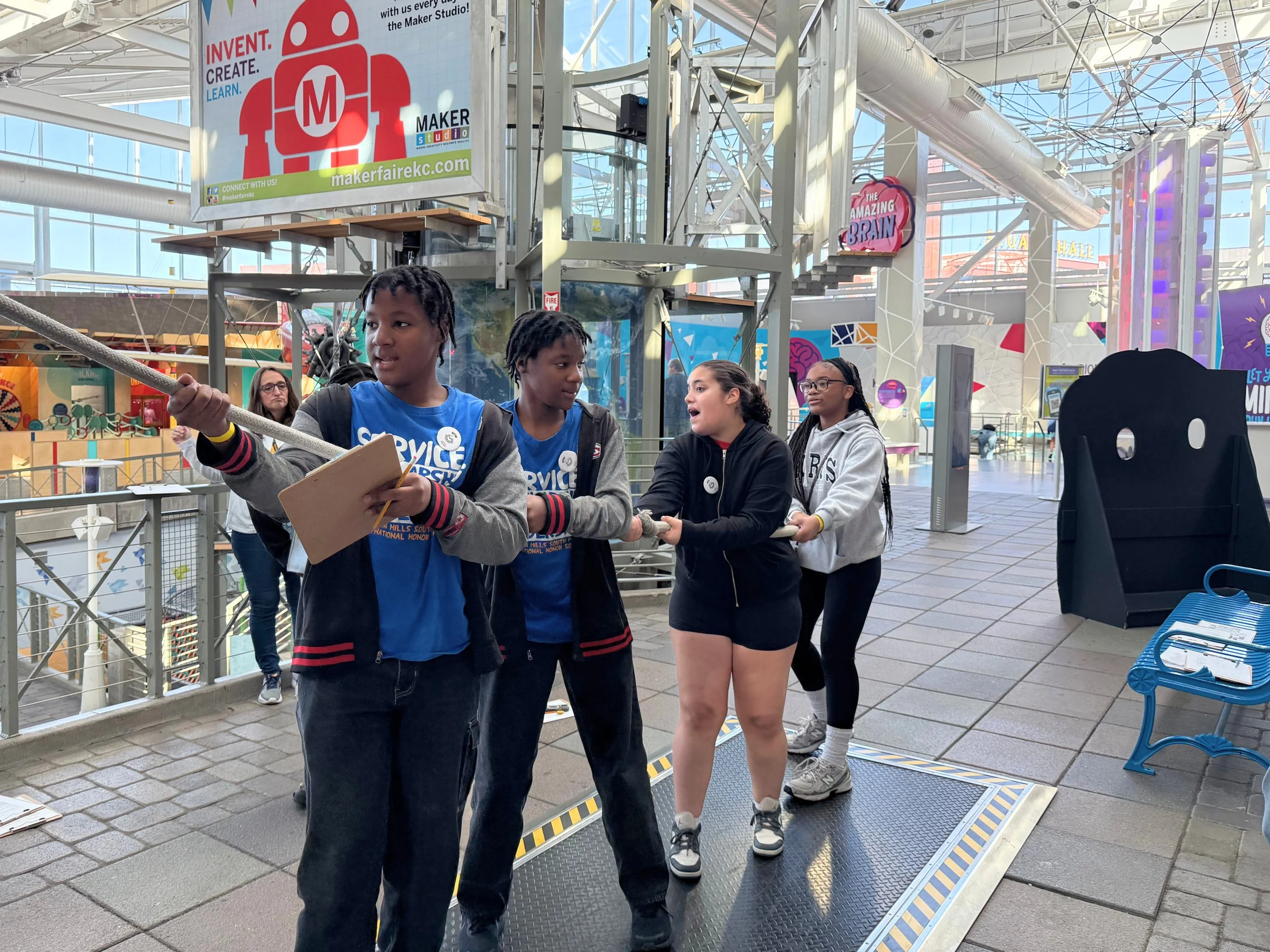 Exploring Science City with curious eyes. Students gathered ideas, asked smart questions, and studied how real exhibits engage visitors — such an important part of their design thinking process.