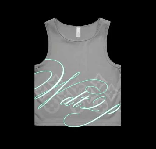 Lash Women’s Ribbed Tank-grey