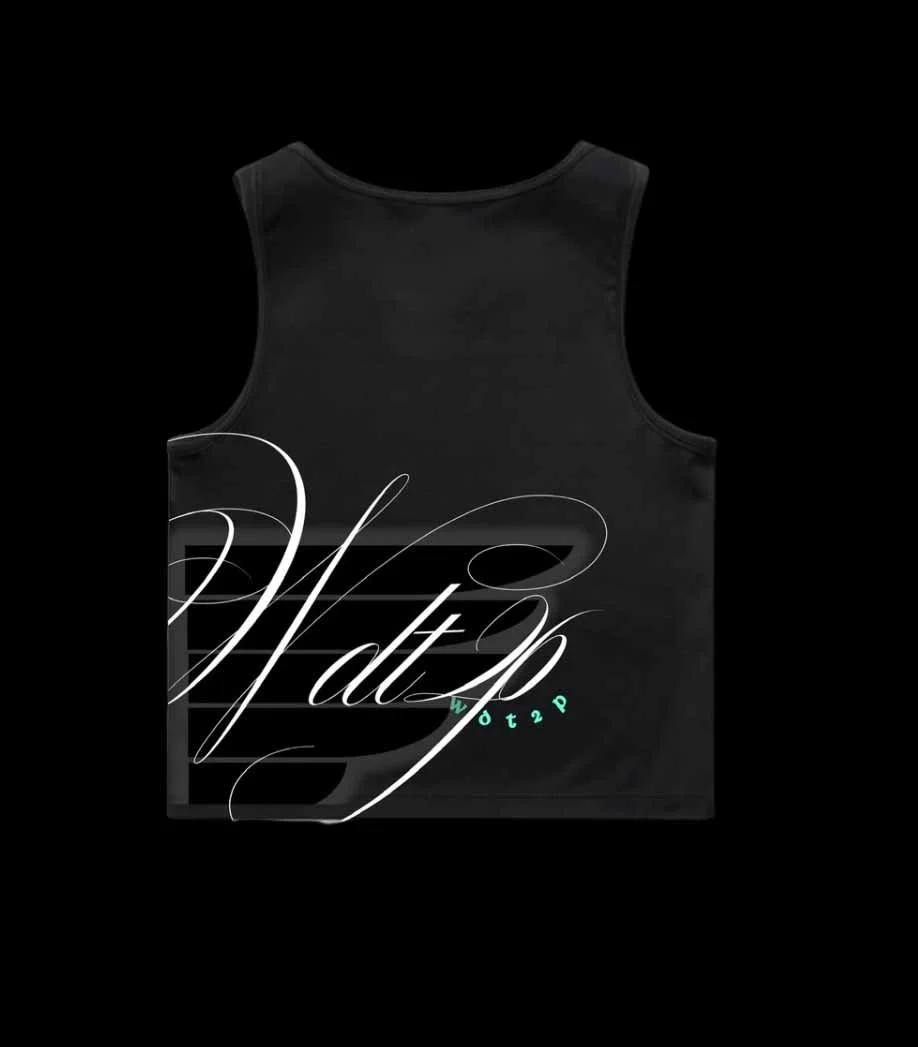 “Lash” Women’s Ribbed Tank- Black