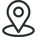 Map pin icon indicating location