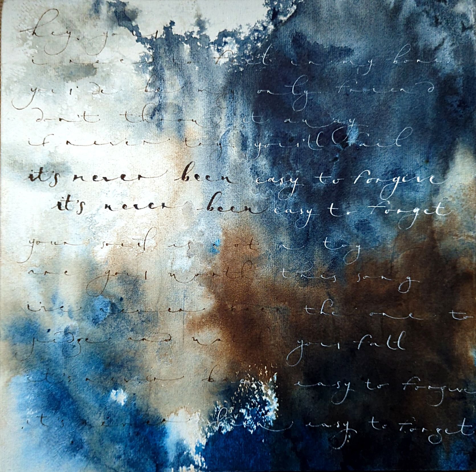 It's Never Been Easy To Forgive, It's Never Been Easy To Forget