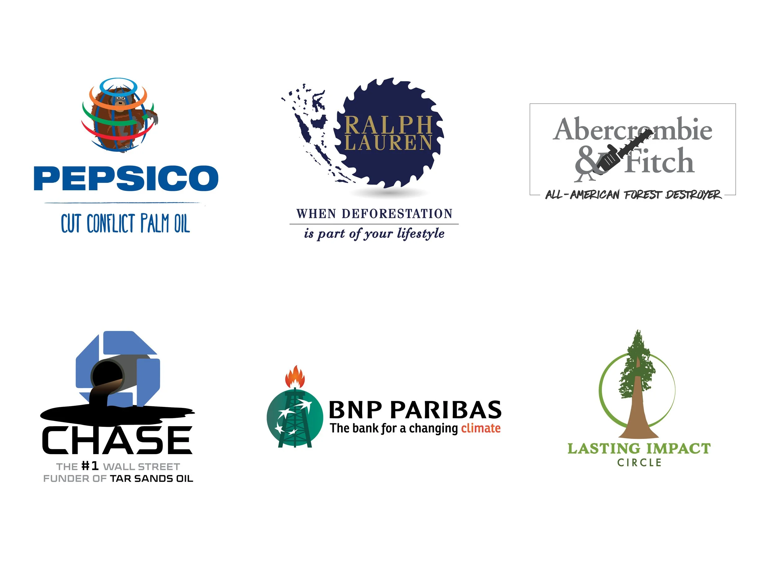 Rainforest Action Network Campaign and Program Identities