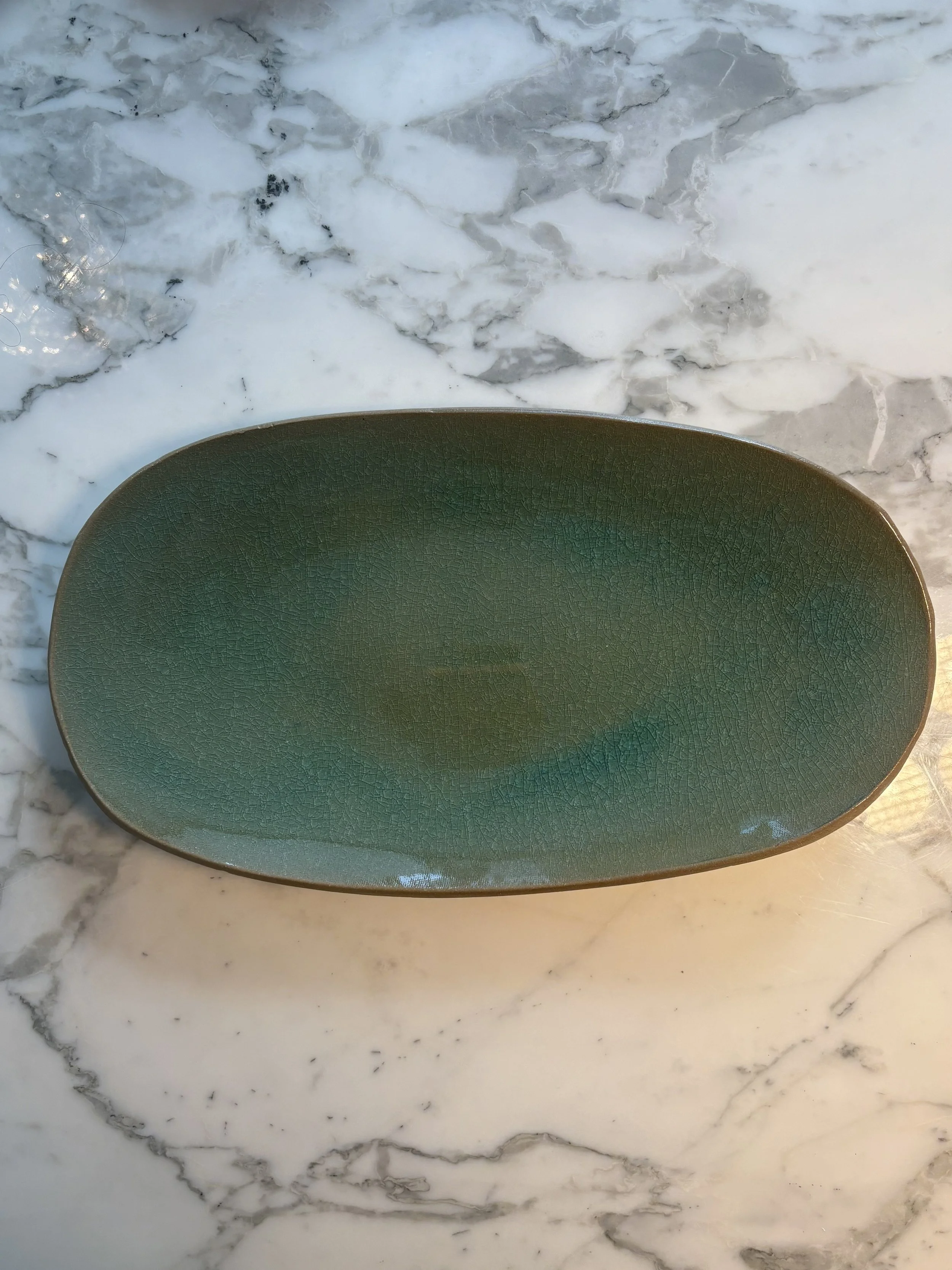 Serving Tray in Chrysoprase