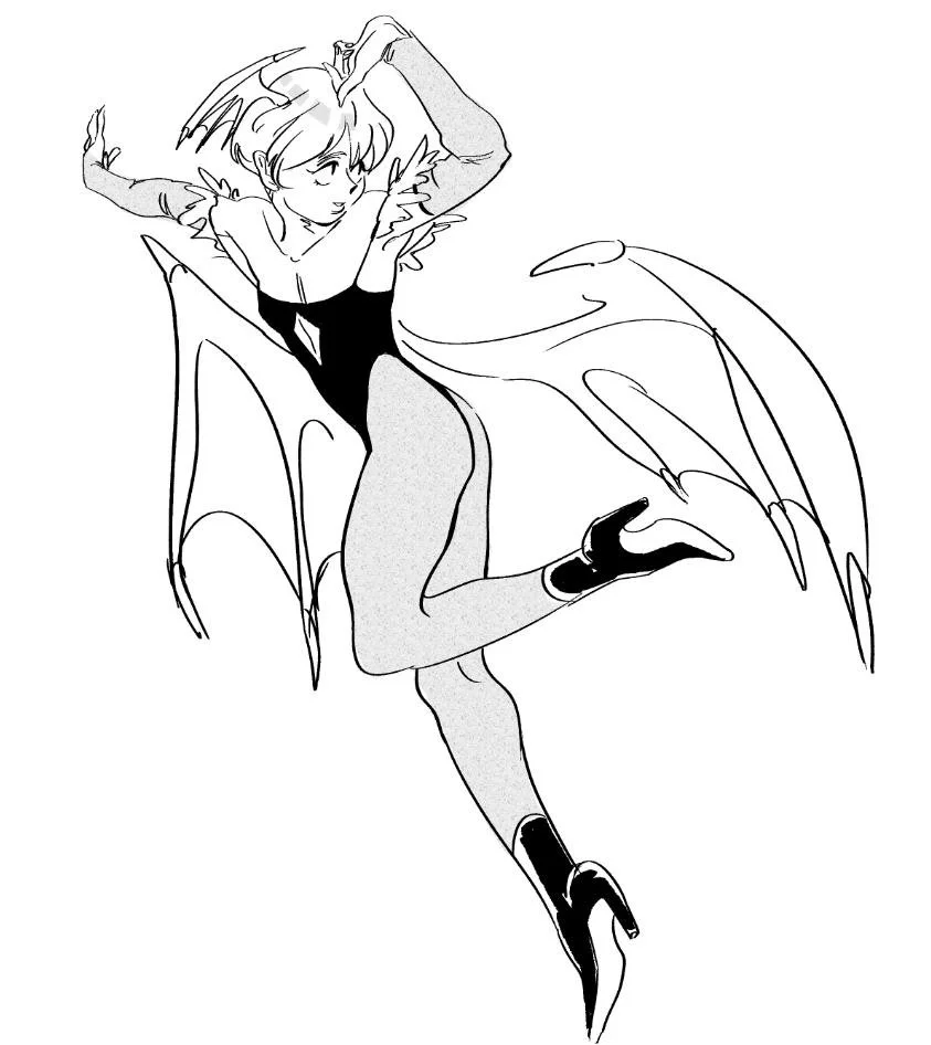 Rendition of Darkstalkers character, Lilith