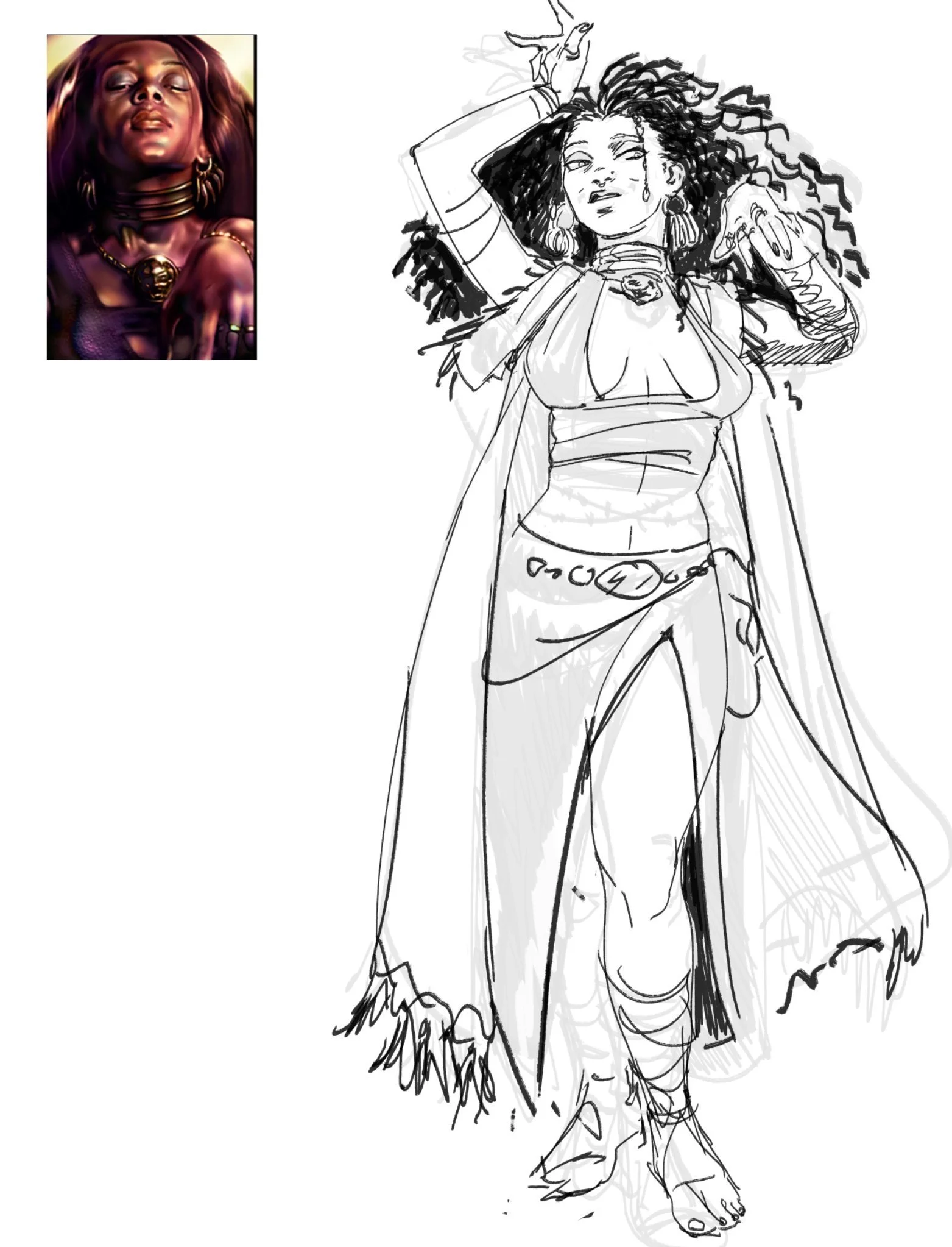 Concept design based on Baldur's Gate 1 - Dynaheir