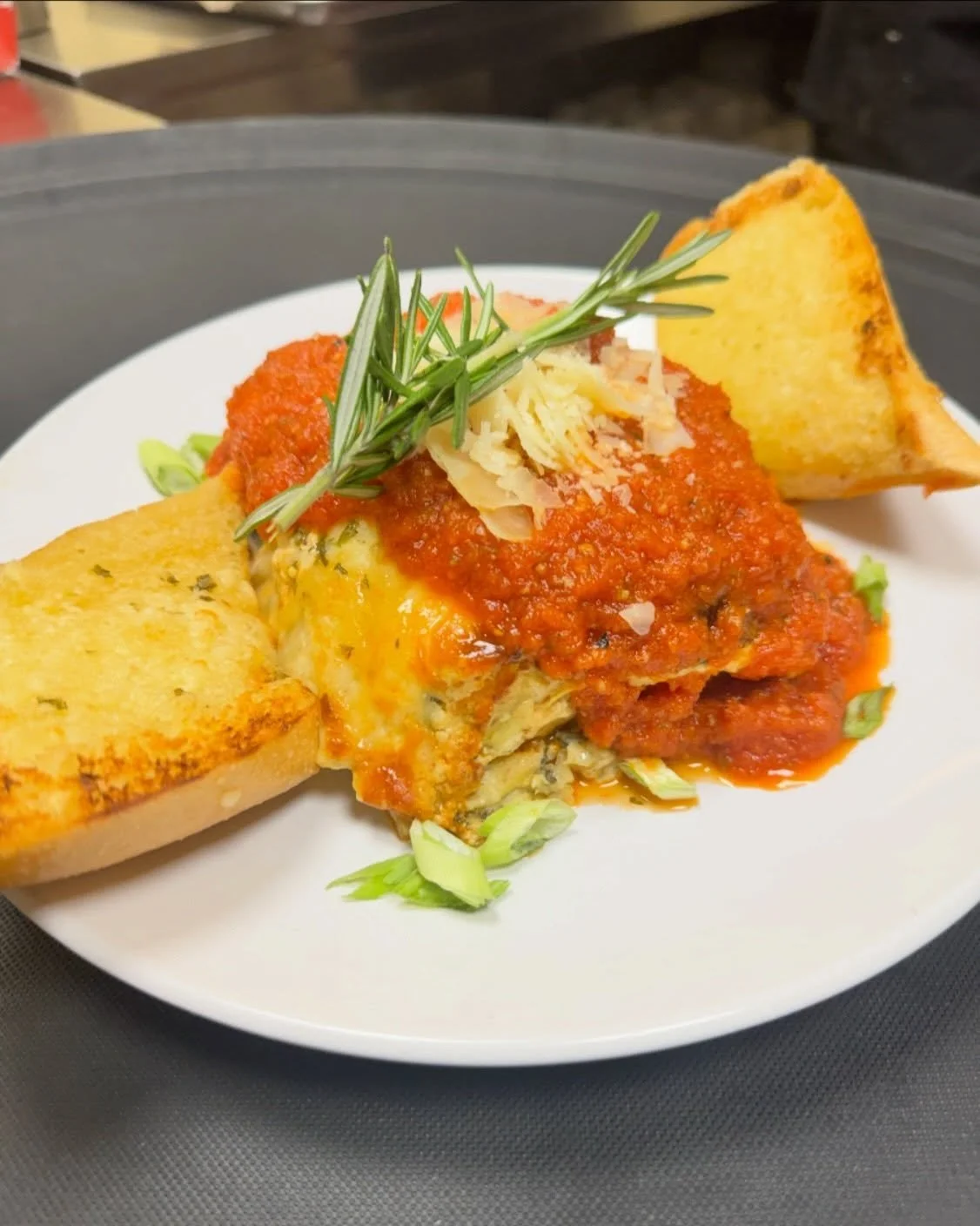 Looking for your next plate at #SAVOURFarmville? We recommend the vegetable lasagna: roasted artichoke, saut&eacute;ed spinach, and imported cheeses layered in perfectly cooked pasta. 🍽️

Reserve your next table at the link in our bio! 

#farmvillev
