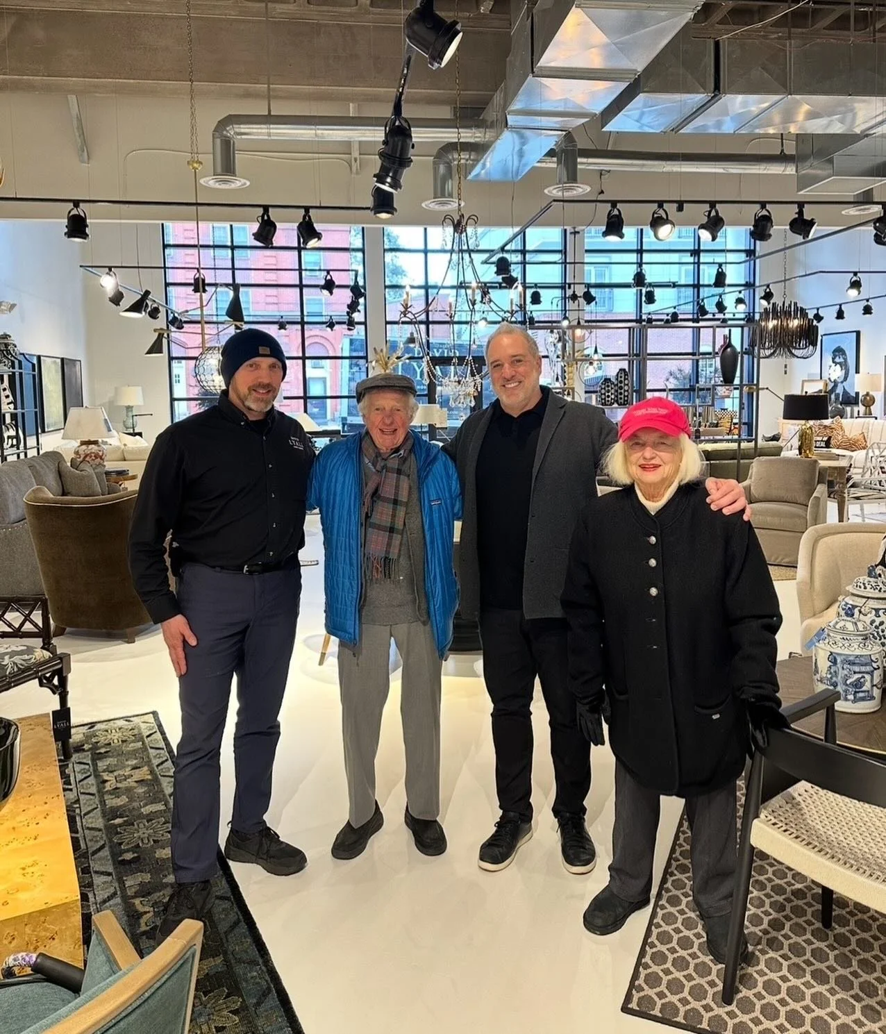 One of the best parts of this business is the relationships it builds over time.

Jason Ritchie and I were so happy to welcome Dr. Clark McSparren and Faye Deberdine for a visit and tour of our new showroom today. They&rsquo;ve been valued clients fo