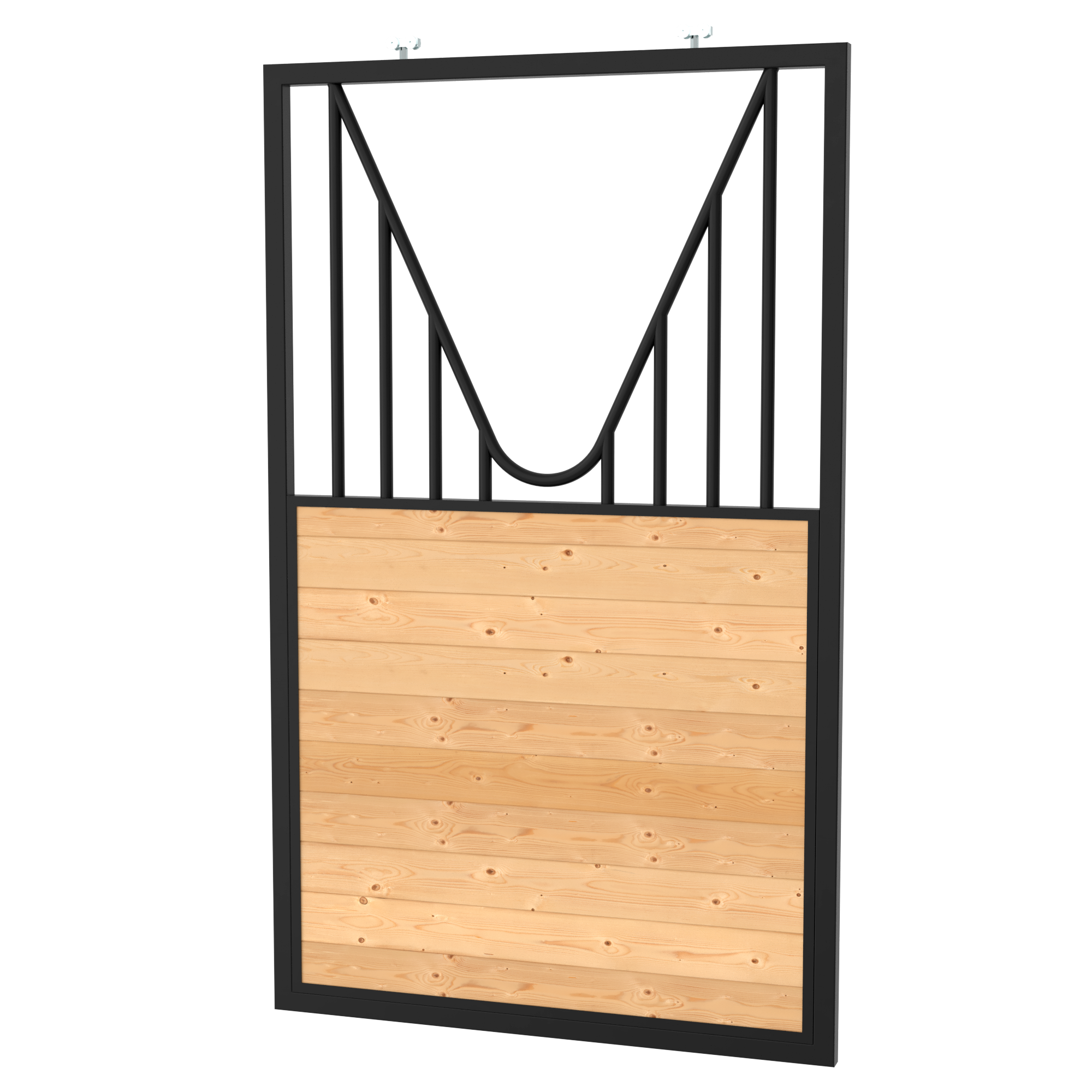 V Yoke Stall Door with Tongue in Groove bottom