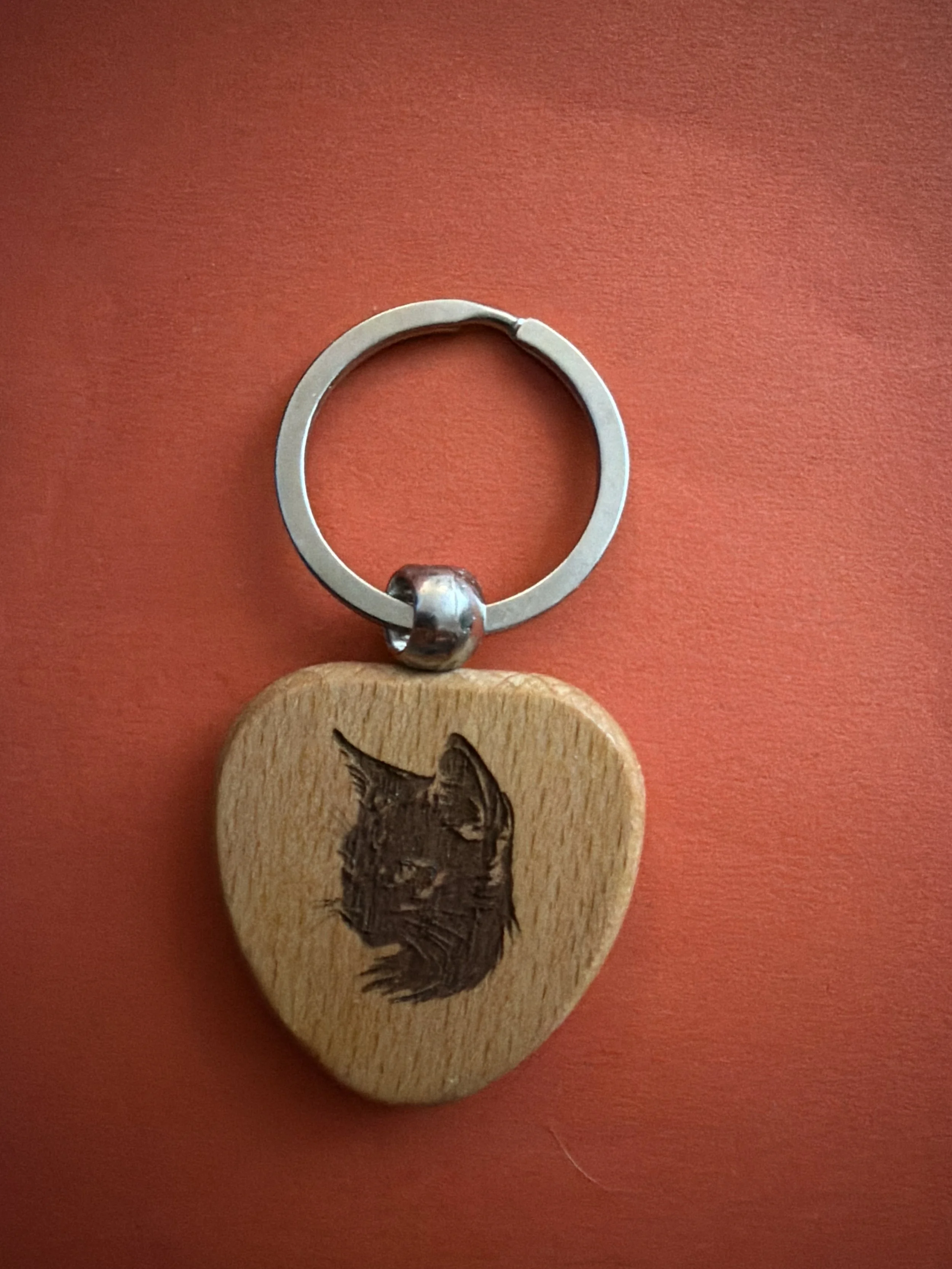 Black Cat Keyring